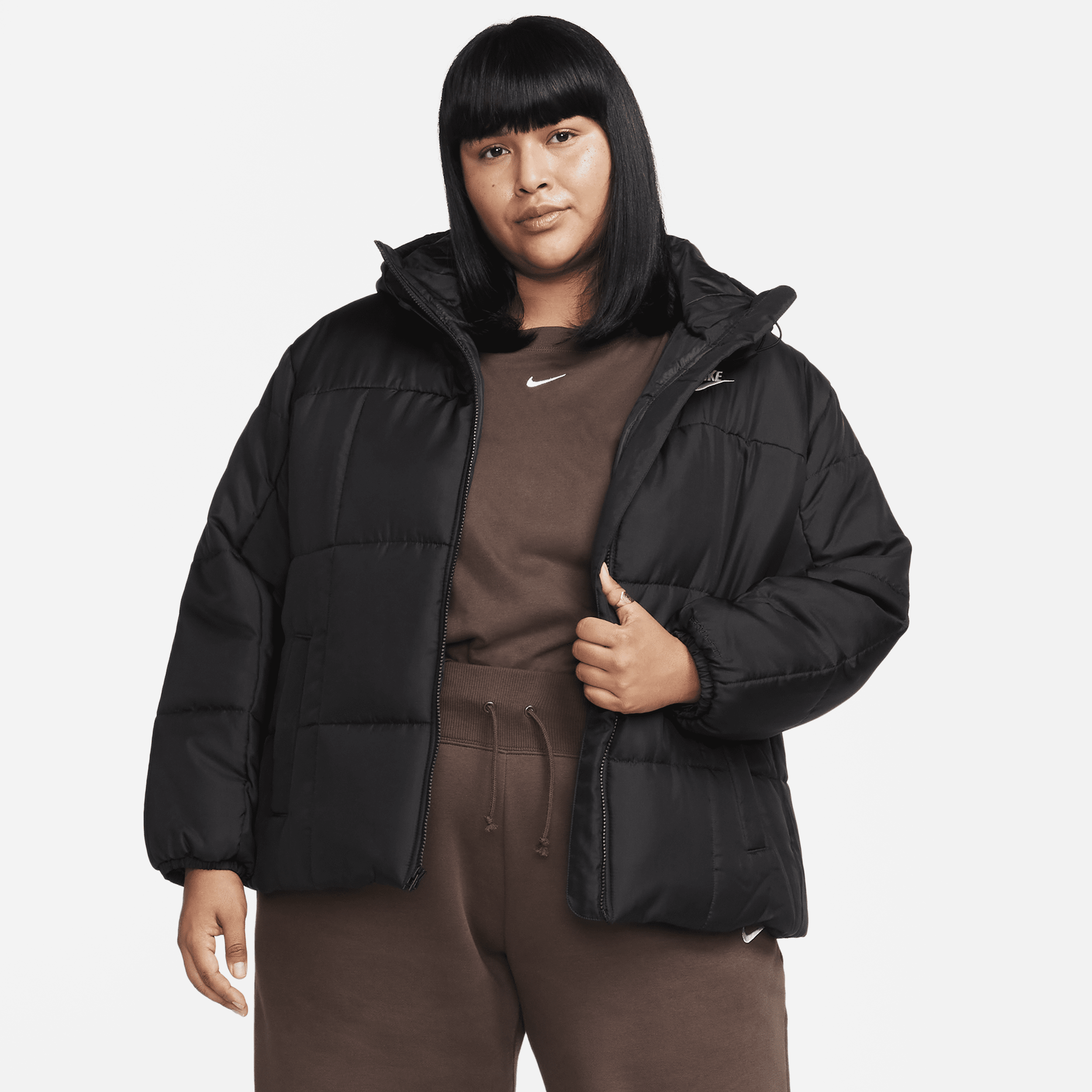 Giacca puffer Therma-FIT Nike Sportswear Essential – Donna - Nero