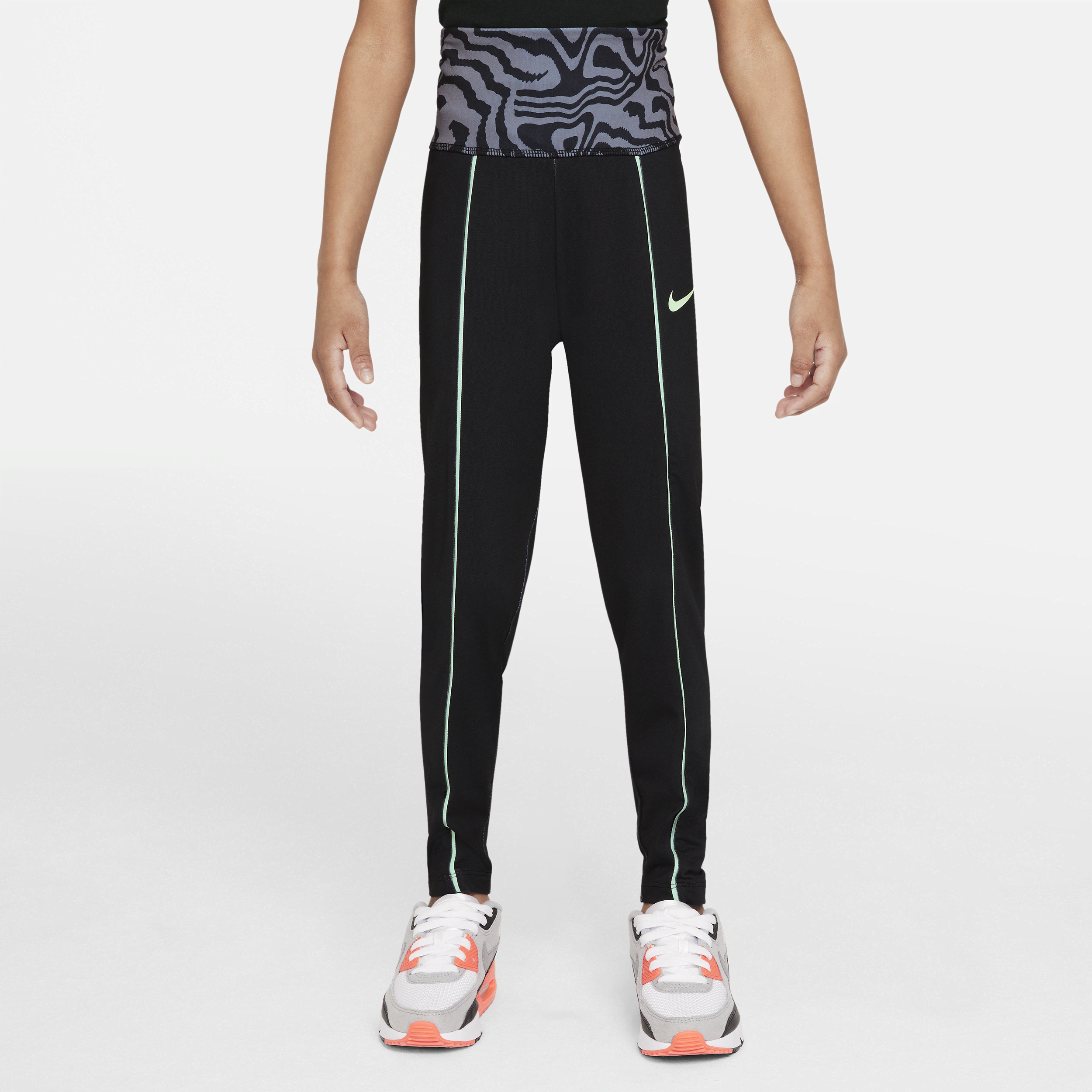 Nike Dri-FIT-leggings til mindre børn - sort