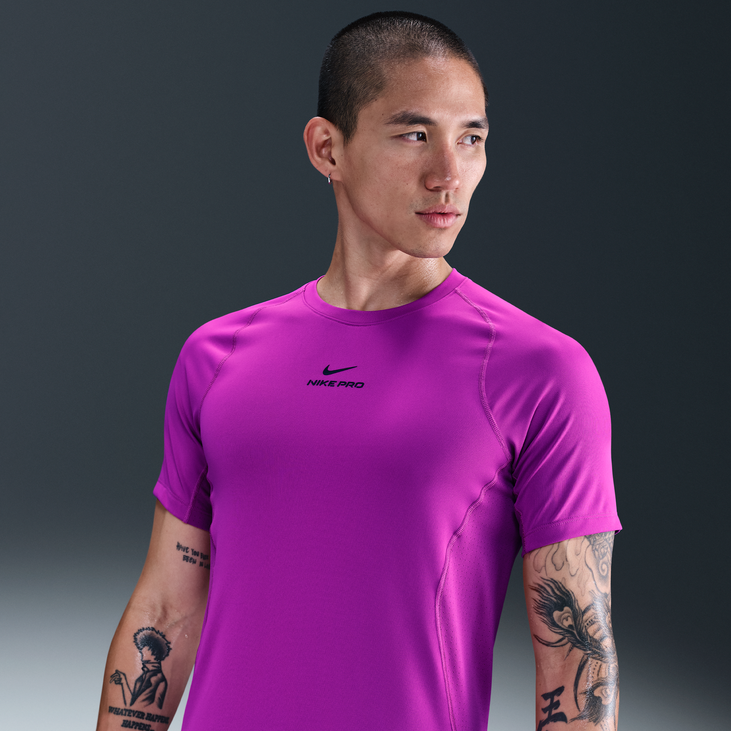 【ナイキ(NIKE)公式ストア】ナイキ プロ トレーニング メンズ Dri-FIT ショートスリーブ トップ HV0410-551 パープル 【ナイキ(NIKE)公式ストア】ナイキ プロ トレーニング メンズ Dri-FIT ショートスリーブ トップ HV0410-551 パープル