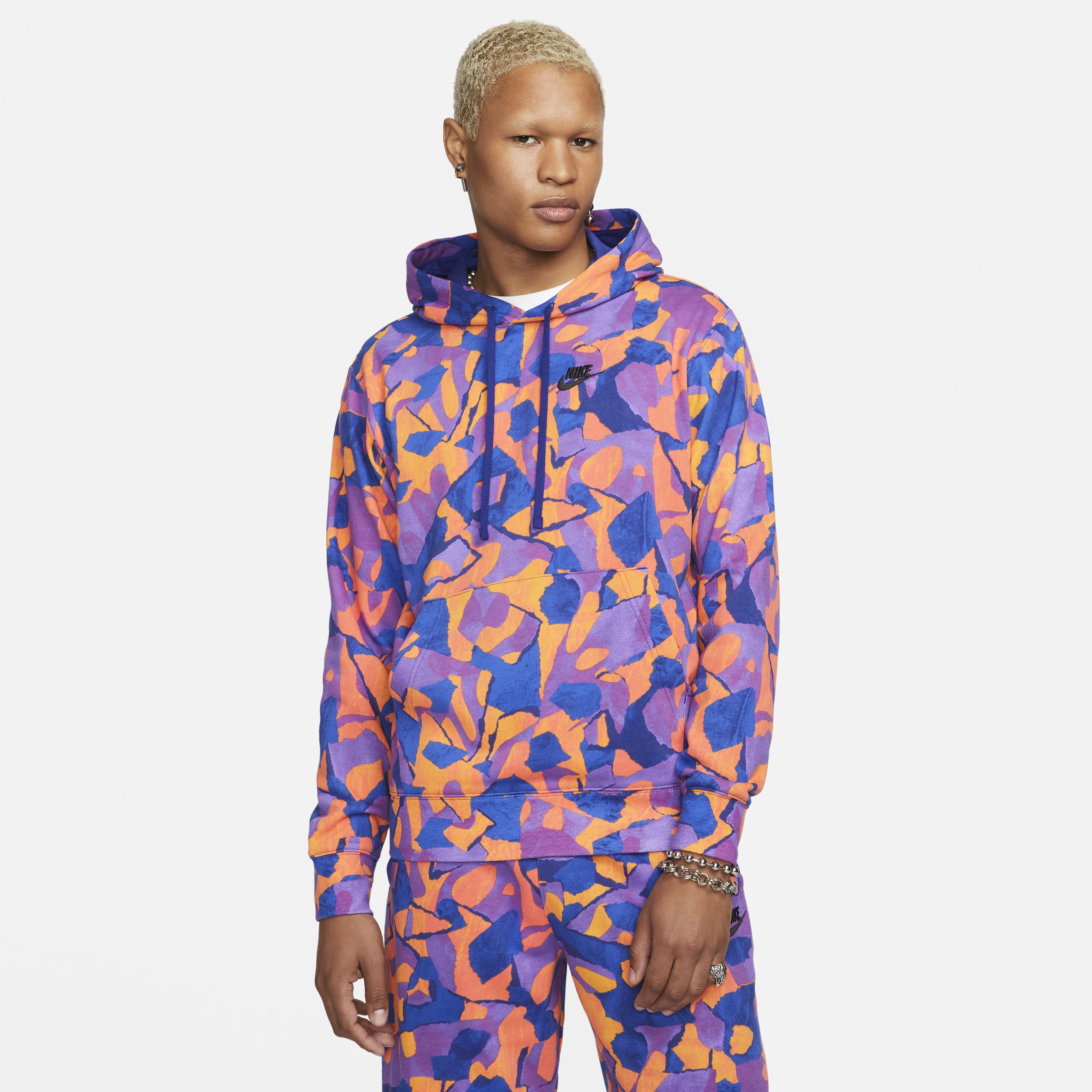 Blue camo nike outlet tracksuit