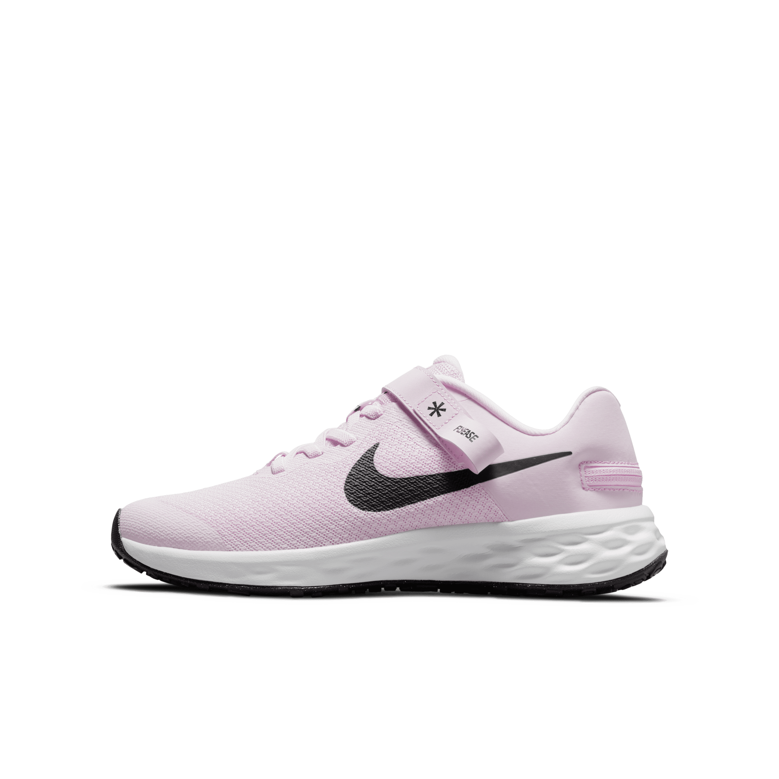 Nike Revolution 6 FlyEase Easy On/Off-løbesko til vej til større børn - Pink