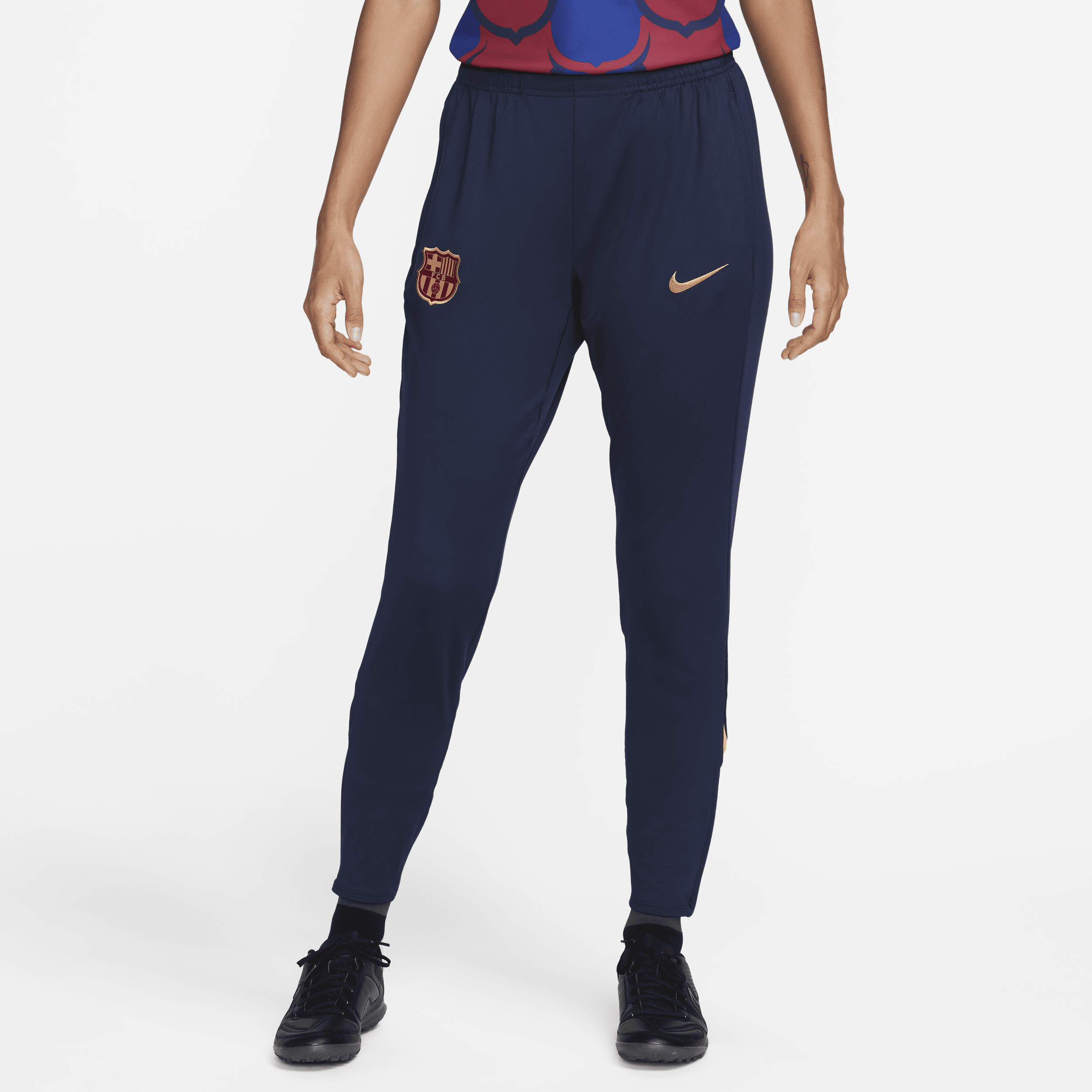 FC Barcelona Strike Nike Dri-FIT-fodboldbukser til kvinder - blå