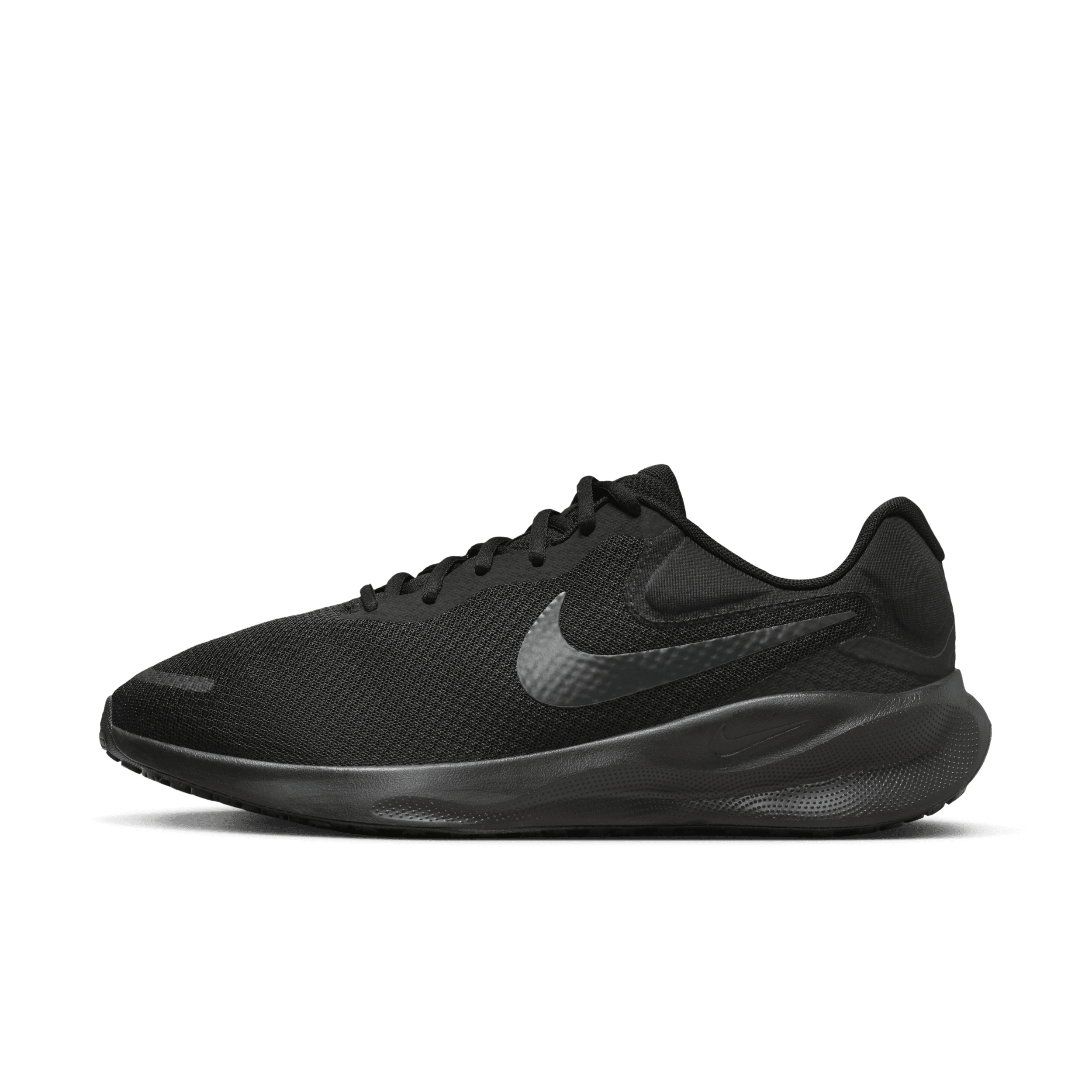 Nike Revolution 7-løbesko til vej til mænd (ekstra brede) - sort