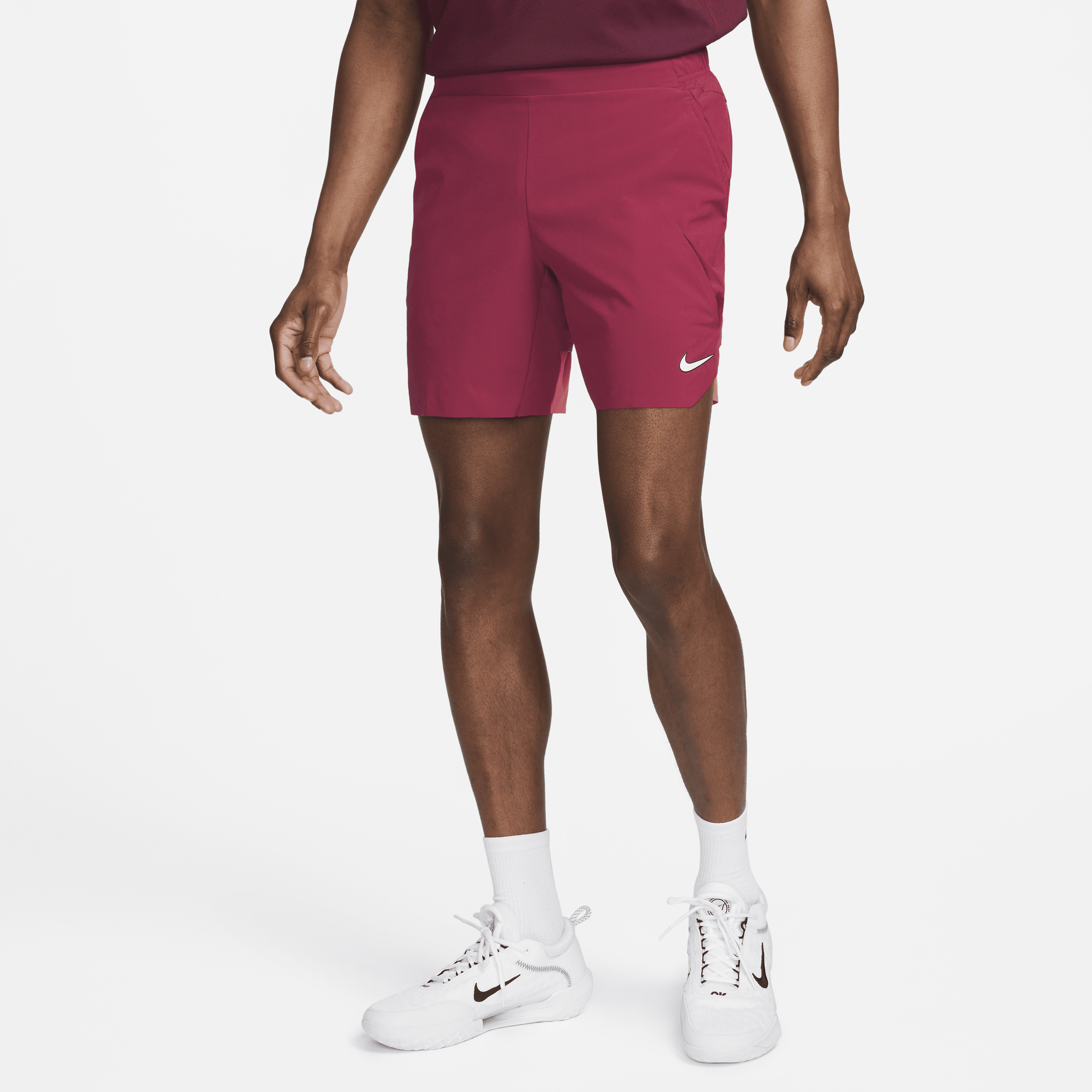 NikeCourt Dri-FIT Slam-tennisshorts til mænd - rød