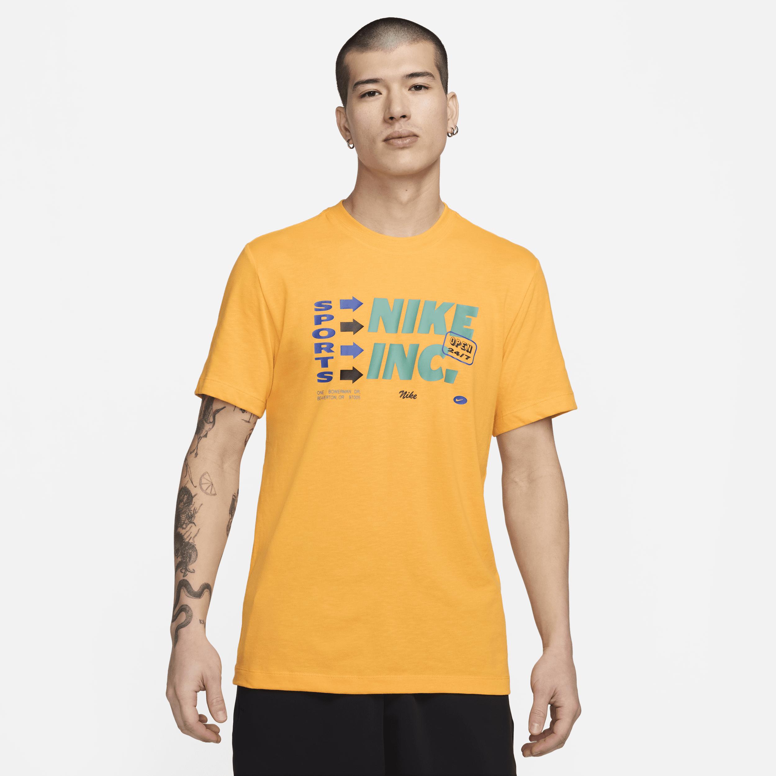 【ナイキ(NIKE)公式ストア】ナイキ メンズ Dri-FIT フィットネス Tシャツ FV8361-717 イエロー 【ナイキ(NIKE)公式ストア】ナイキ メンズ Dri-FIT フィットネス Tシャツ FV8361-717 イエロー