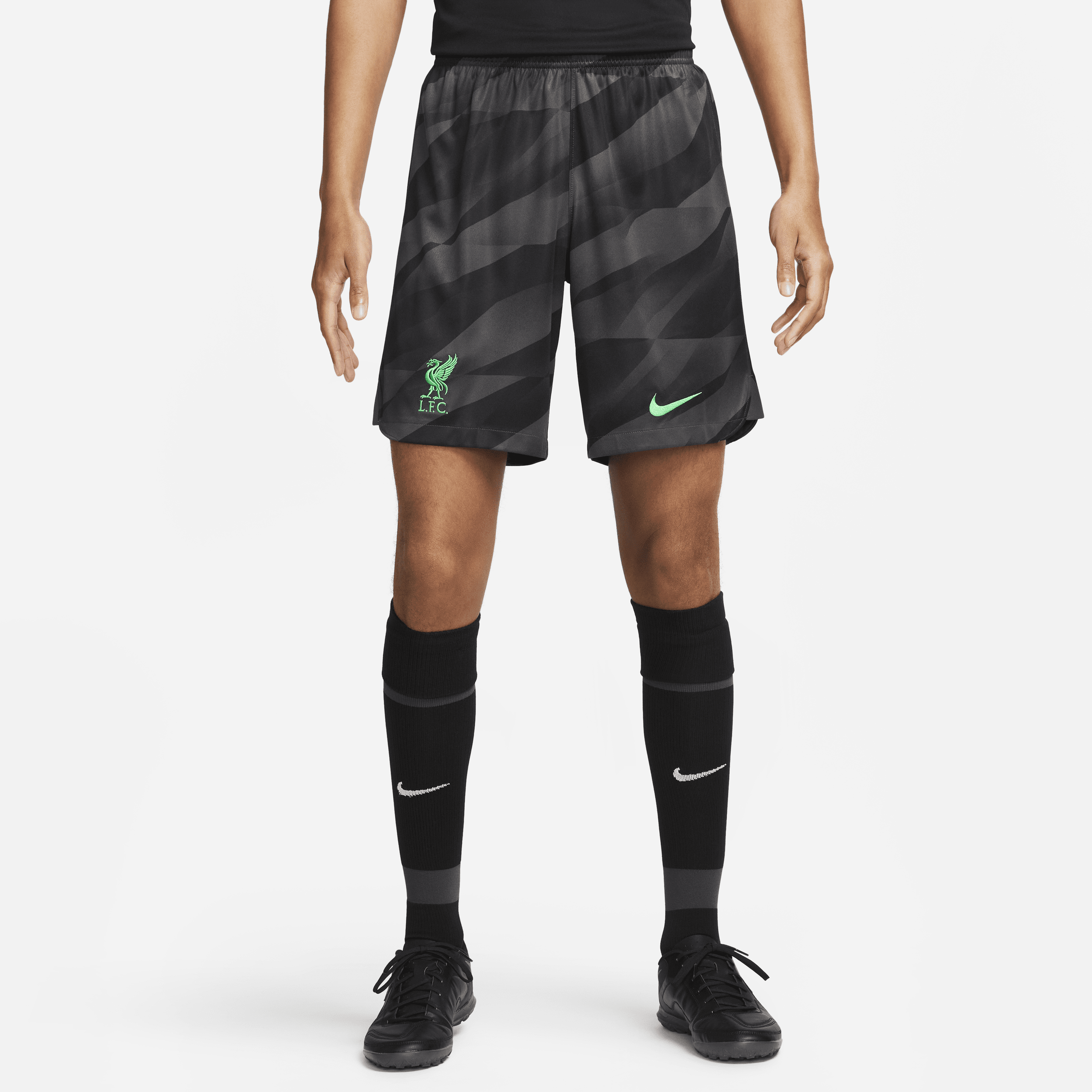 Shorts da calcio Nike Dri-FIT Liverpool FC 2023/24 Stadium da uomo – Goalkeeper - Grigio