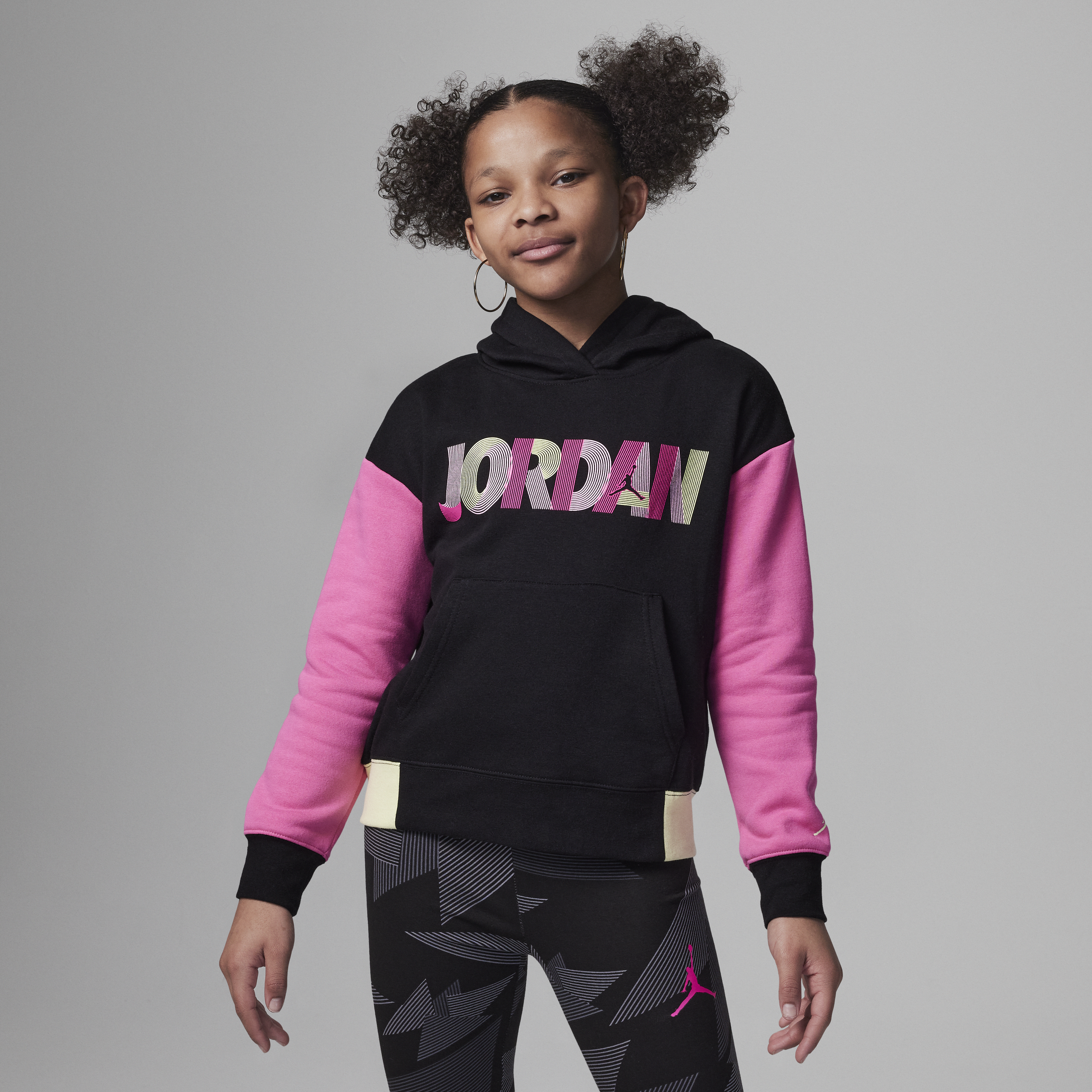 Jordan Fundamental Pullover Hoodie Hoodie voor kids - Zwart