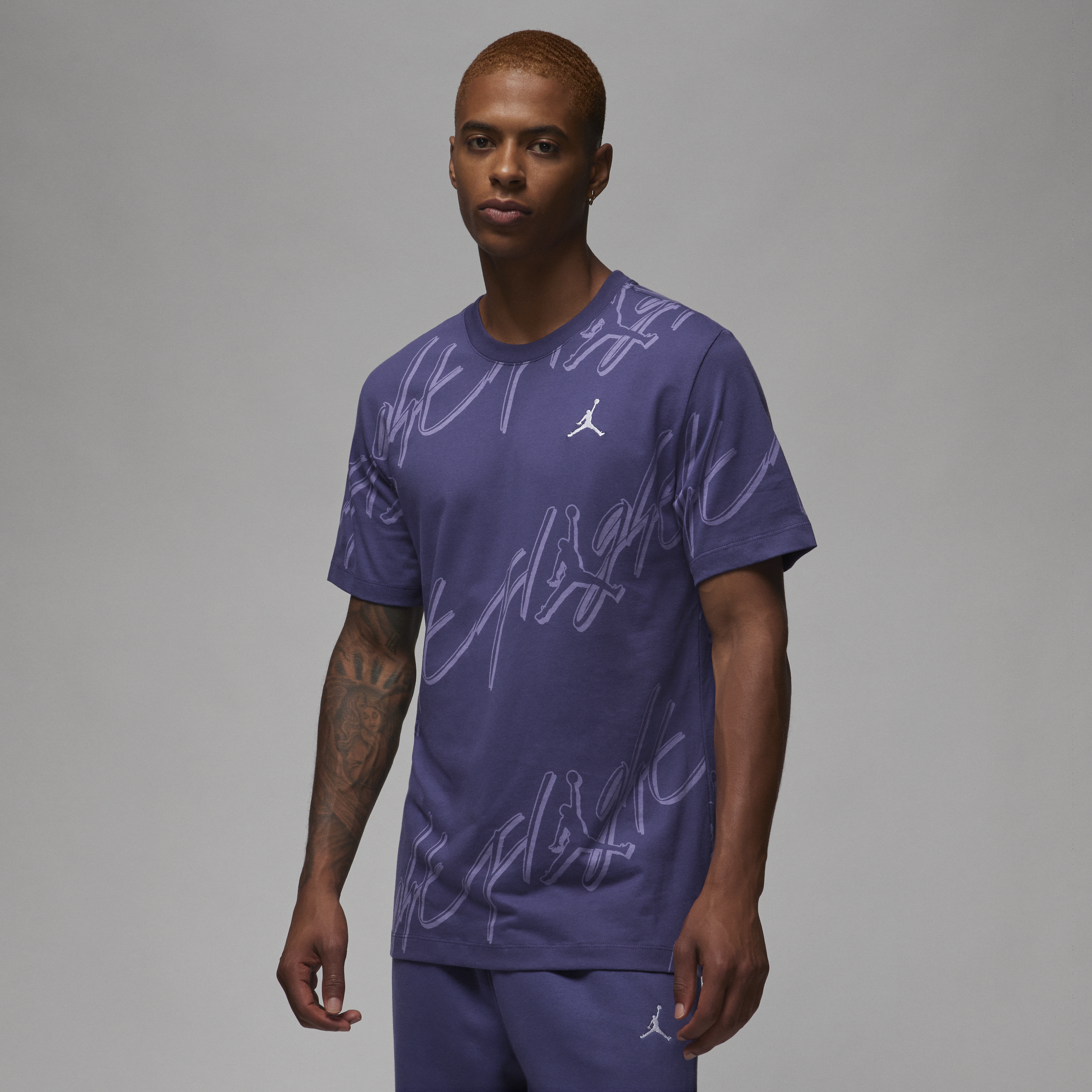 Jordan Flight Essentials-T-shirt til mænd - lilla