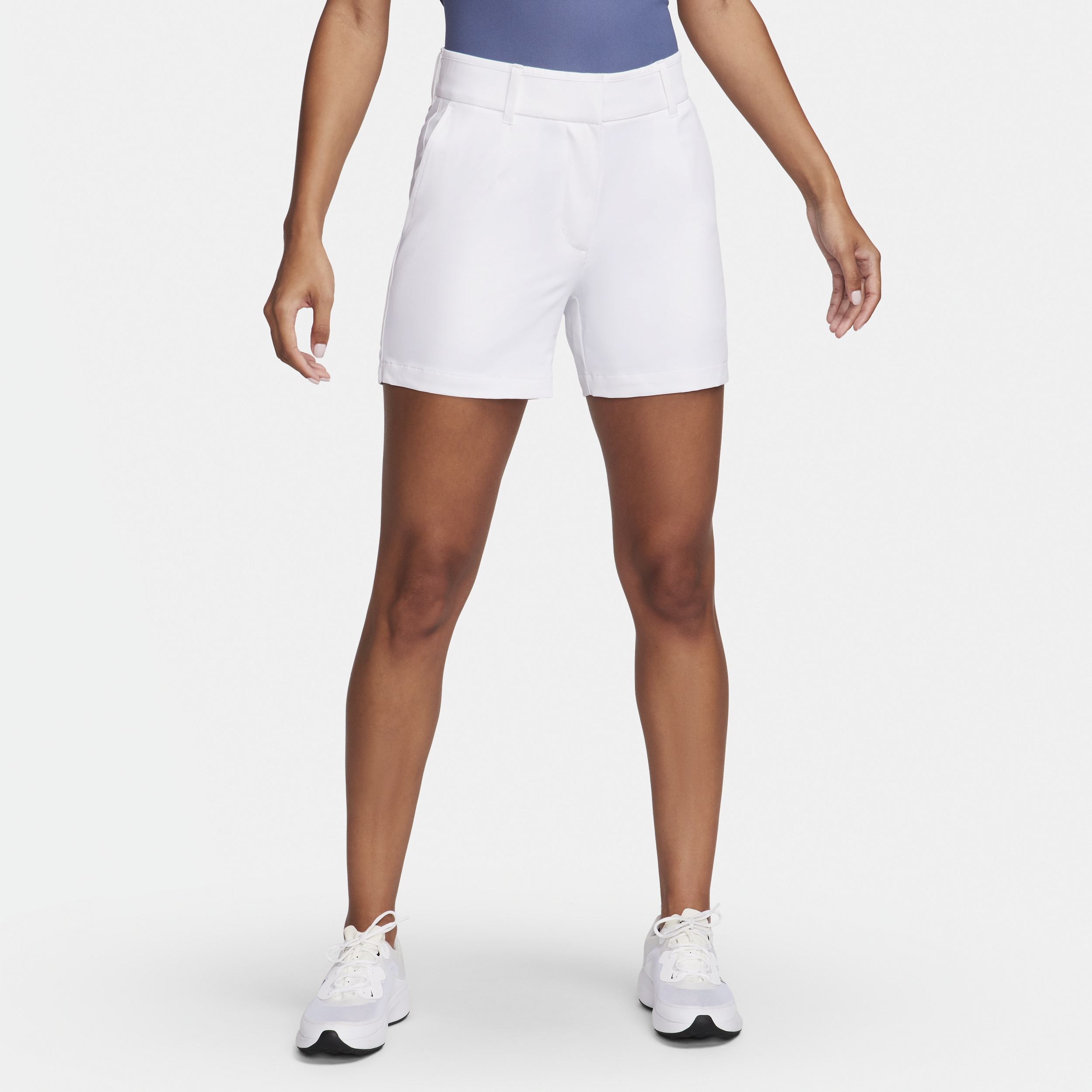 Nike Dri-FIT Victory Golfshorts voor dames (13 cm) - Wit