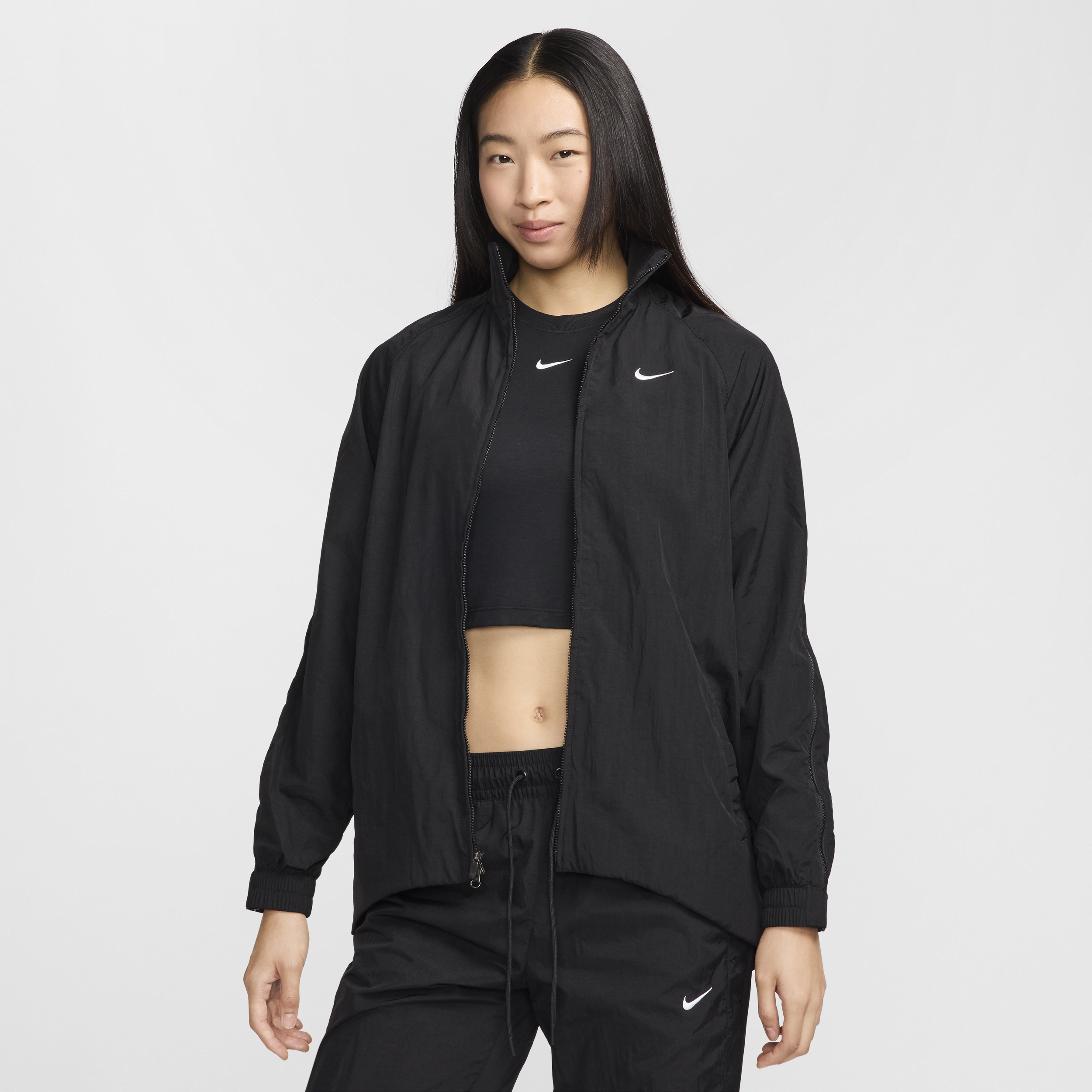 【ナイキ(NIKE)公式ストア】ナイキ スポーツウェア コレクション ウィメンズ オーバーサイズド レペル ジップ ジャケット FV7536-010 ブラック 【ナイキ(NIKE)公式ストア】ナイキ スポーツウェア コレクション ウィメンズ オーバーサイズド レペル ジップ ジャケット FV7536-010 ブラック