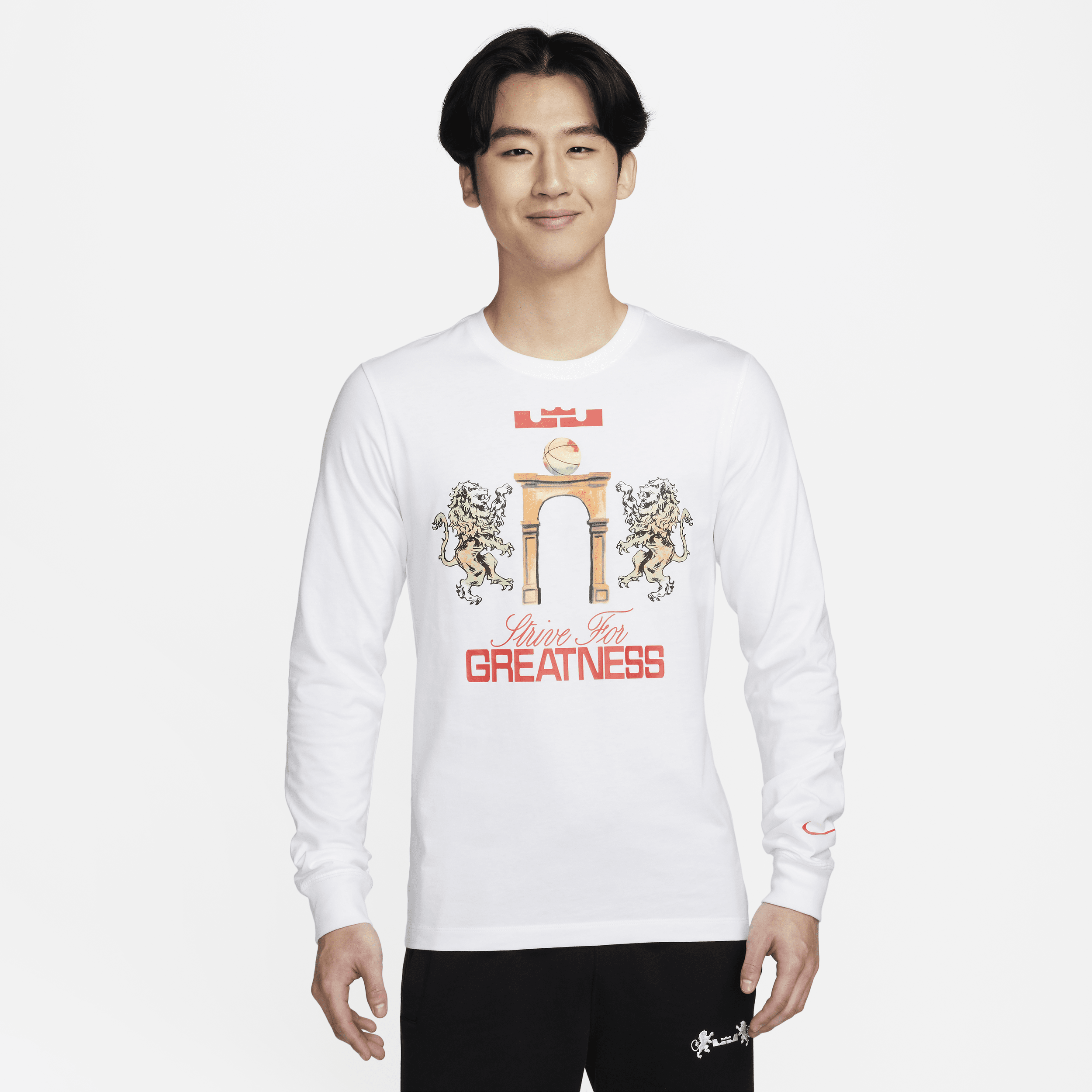 【ナイキ(NIKE)公式ストア】レブロン メンズ ロングスリーブ Tシャツ FQ4909-100 ホワイト 【ナイキ(NIKE)公式ストア】レブロン メンズ ロングスリーブ Tシャツ FQ4909-100 ホワイト