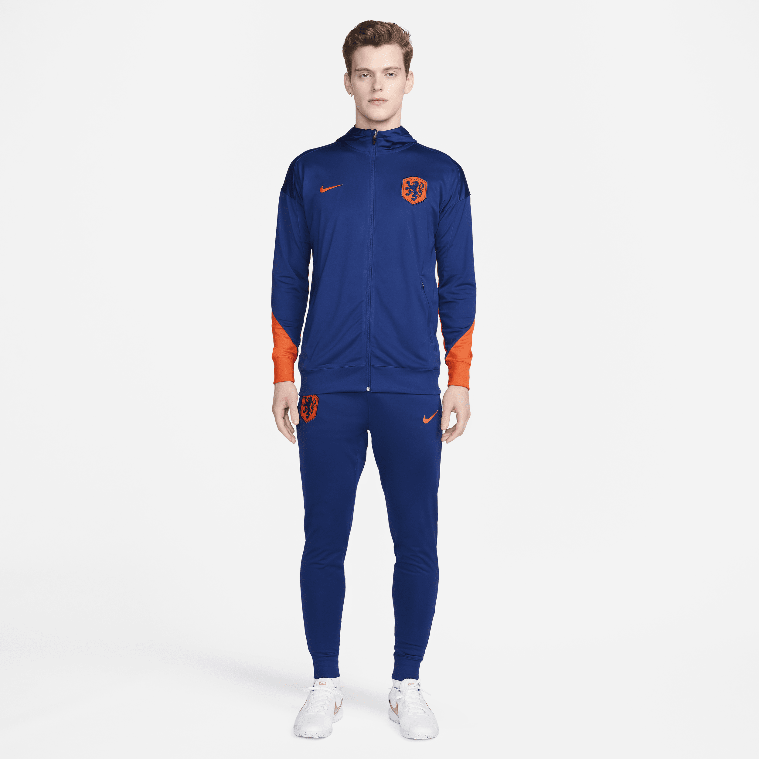 Países Bajos Strike Chándal de fútbol de tejido Knit con capucha Nike Dri-FIT - Hombre - Azul