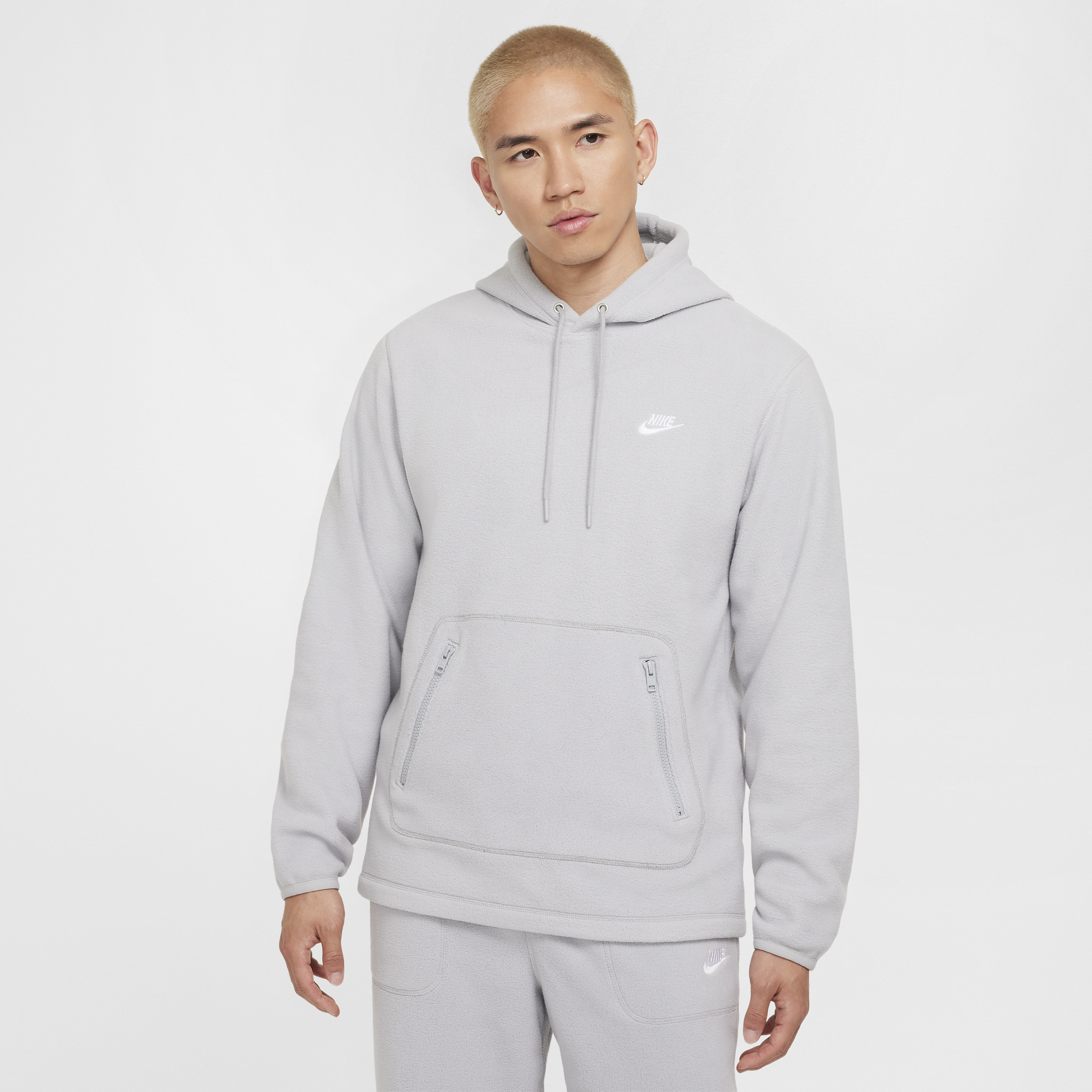 【ナイキ(NIKE)公式ストア】ナイキ クラブ メンズ ウィンタライズド プルオーバー パーカー FZ0661-077 グレー 【ナイキ(NIKE)公式ストア】ナイキ クラブ メンズ ウィンタライズド プルオーバー パーカー FZ0661-077 グレー