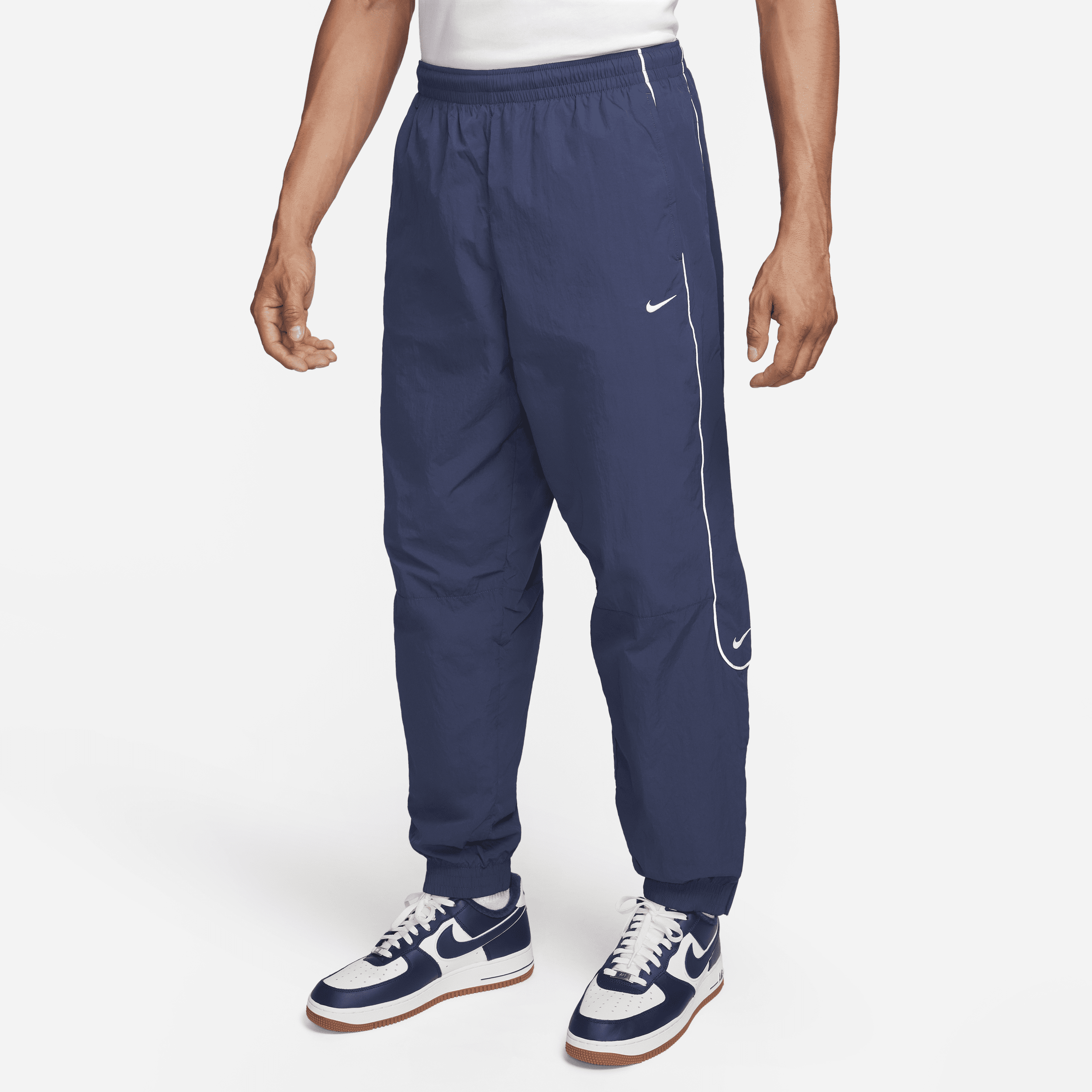 Nike Solo Swoosh-løbebukser til mænd - blå
