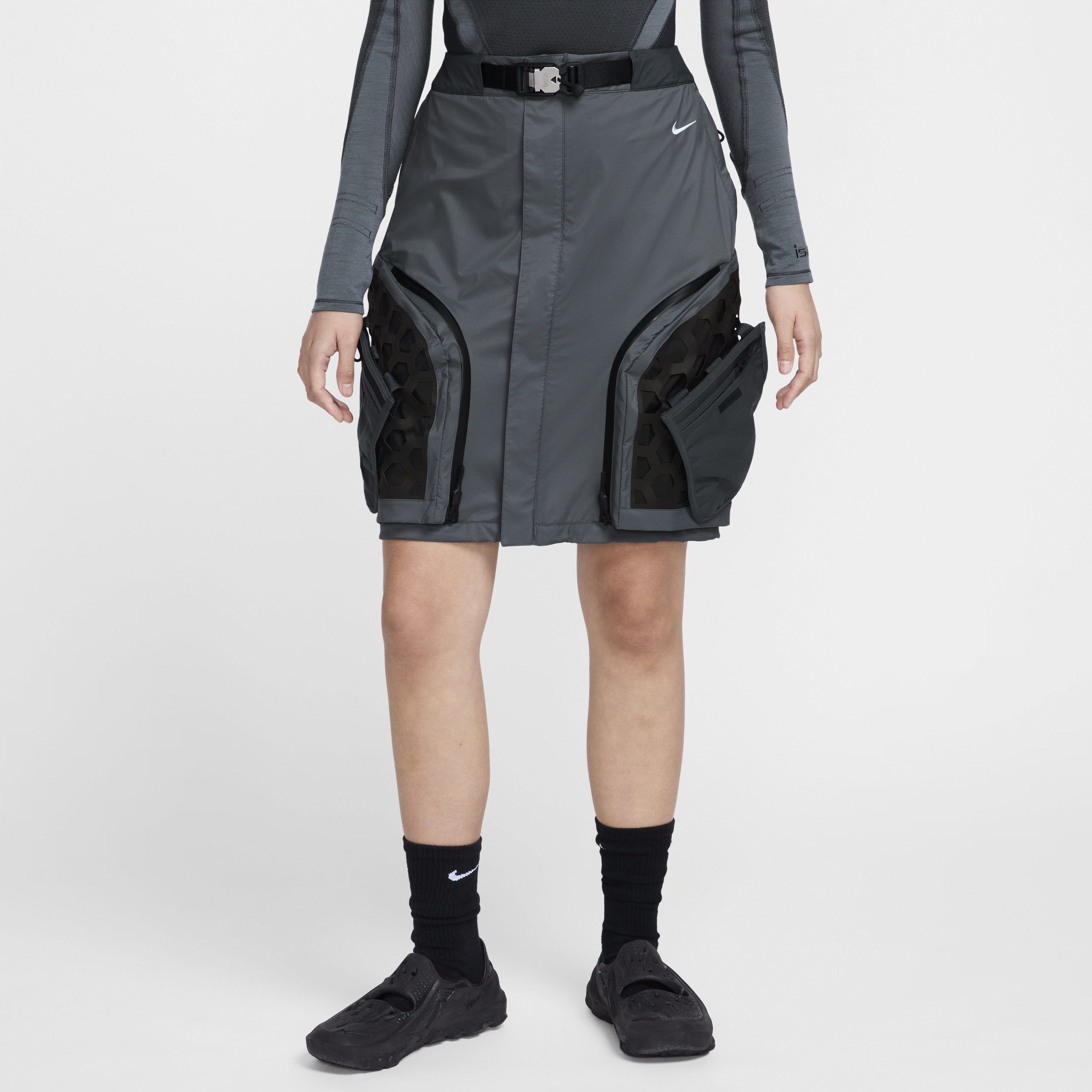 【ナイキ(NIKE)公式ストア】ナイキ ISPA ウィメンズスカート HM5010-060 グレー 【ナイキ(NIKE)公式ストア】ナイキ ISPA ウィメンズスカート HM5010-060 グレー