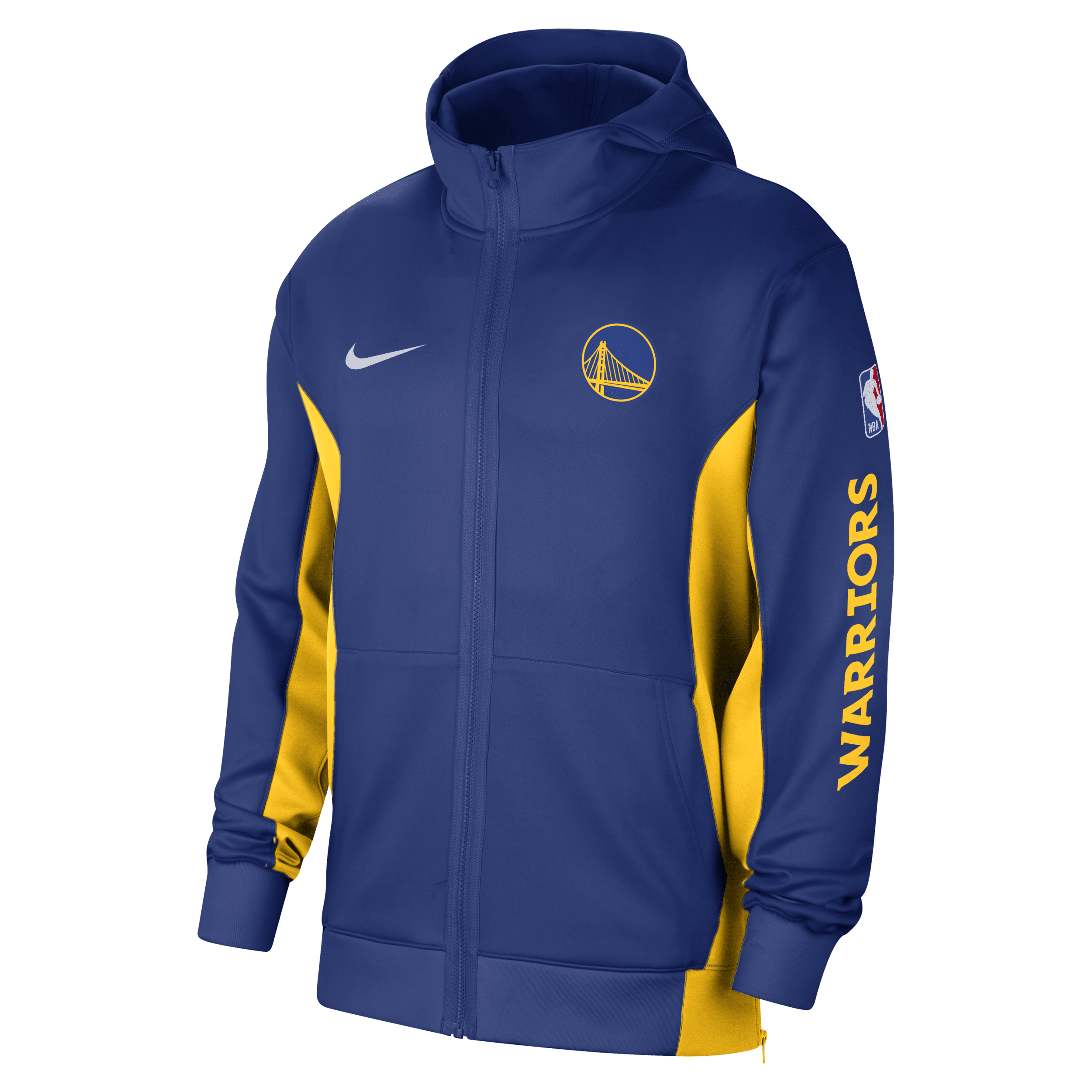 Golden State Warriors Showtime Sudadera con capucha y cremallera completa Nike Dri-FIT NBA - Hombre - Azul