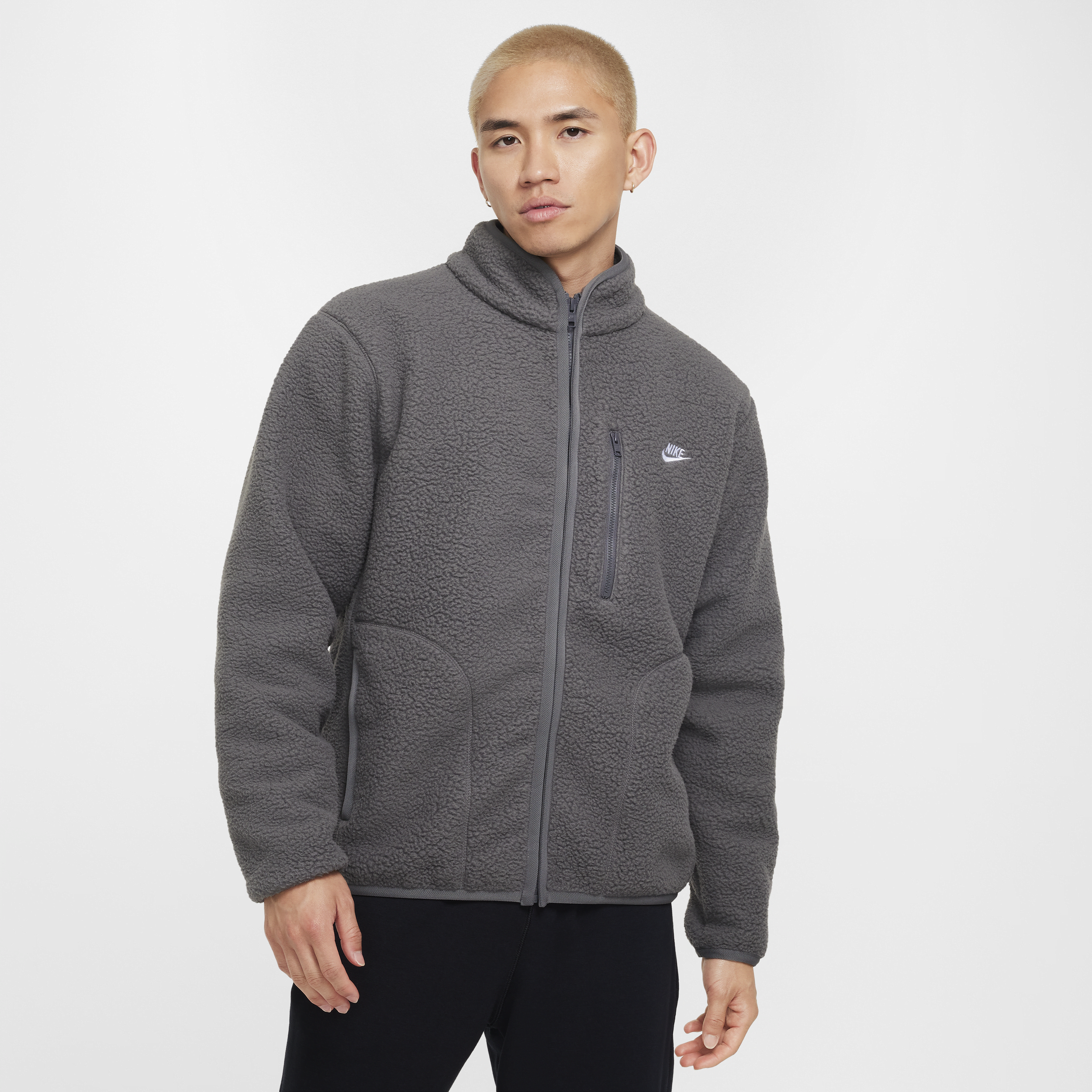 【ナイキ(NIKE)公式ストア】ナイキ スポーツウェア クラブ メンズ フリース ジャケット FZ0889-068 グレー 【ナイキ(NIKE)公式ストア】ナイキ スポーツウェア クラブ メンズ フリース ジャケット FZ0889-068 グレー