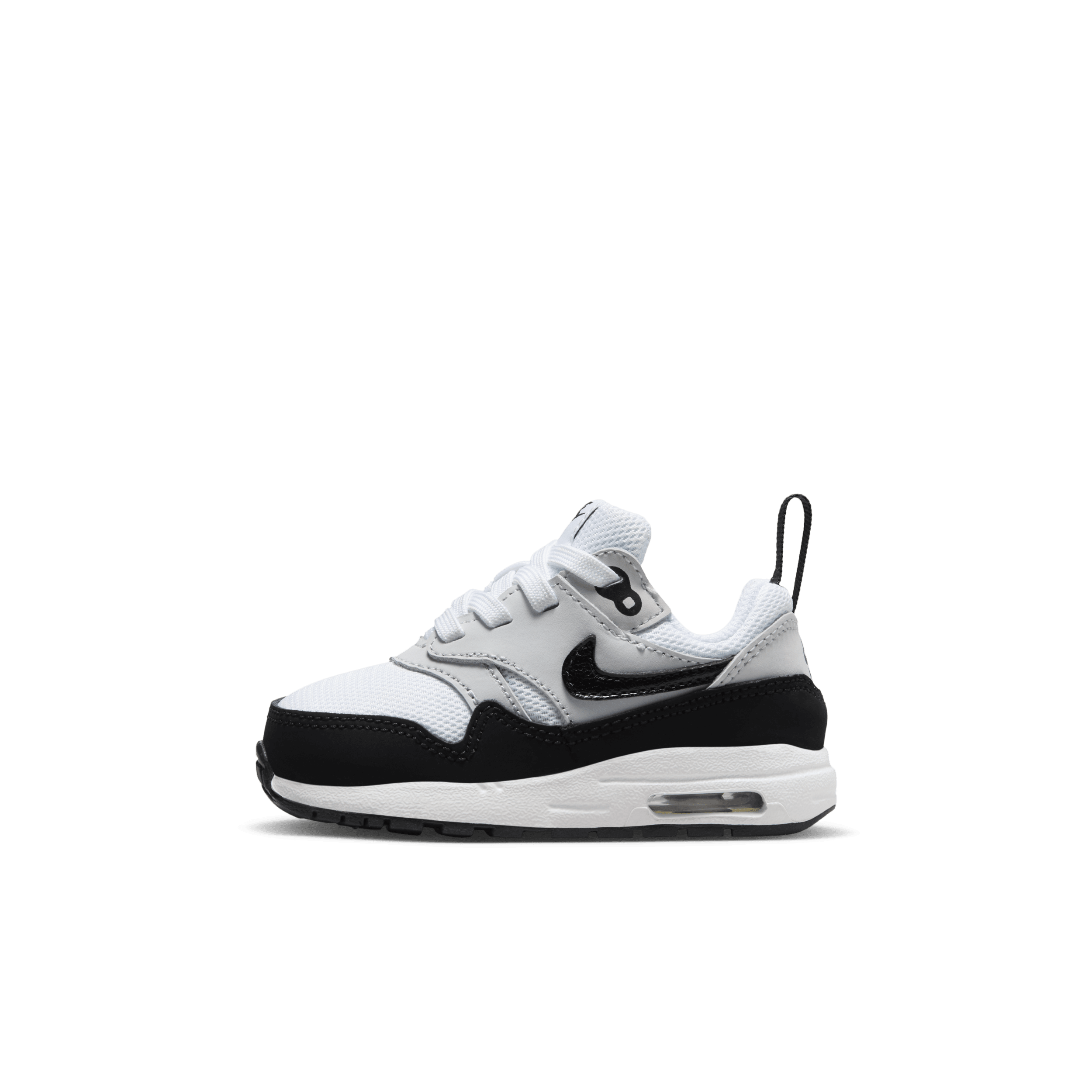 Nike Air Max 1 EasyOn-sko til babyer/småbørn - hvid