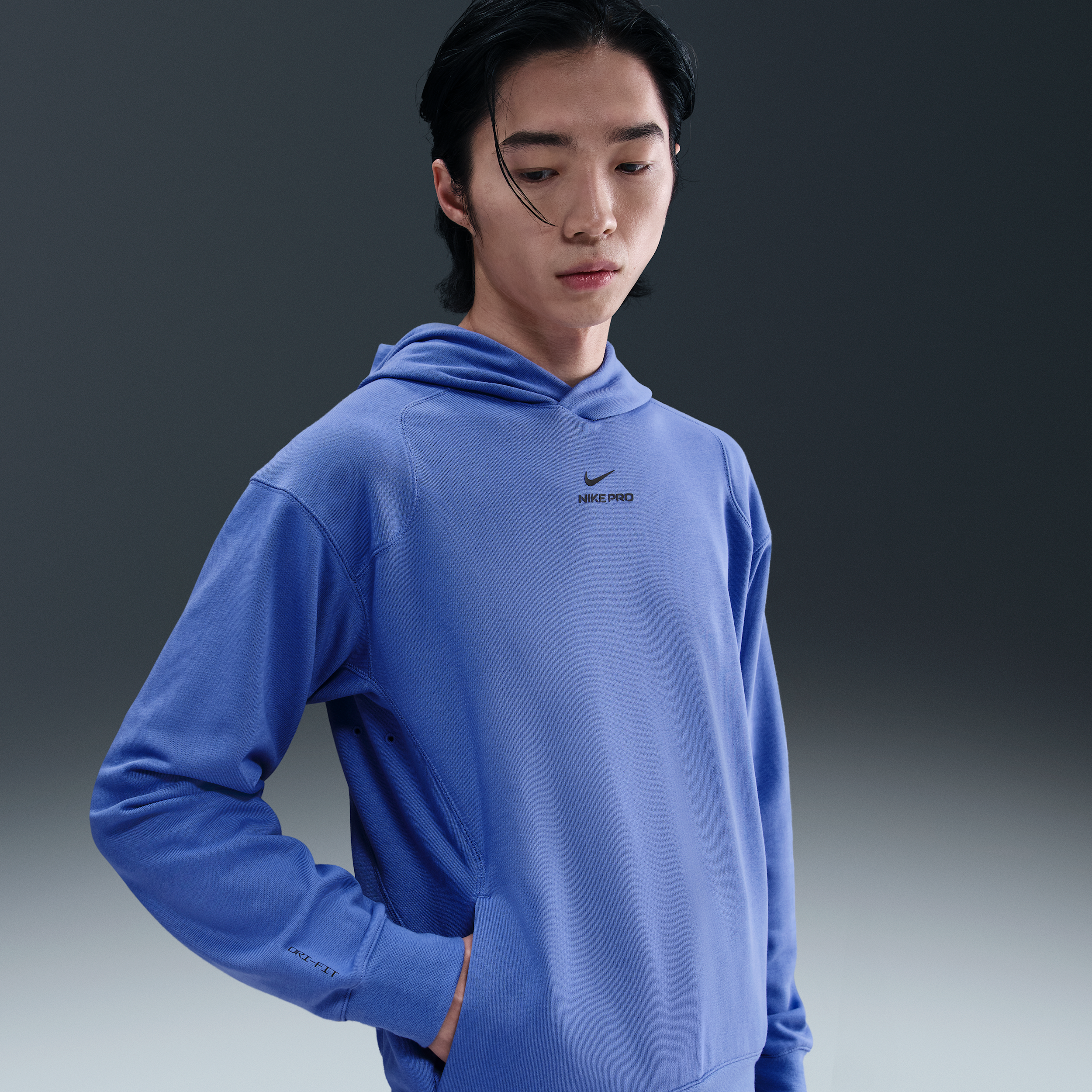 【ナイキ(NIKE)公式ストア】ナイキ プロ メンズ Dri-FIT ミッドレイヤー トレーニングパーカー IB4273-411 ブルー 【ナイキ(NIKE)公式ストア】ナイキ プロ メンズ Dri-FIT ミッドレイヤー トレーニングパーカー IB4273-411 ブルー
