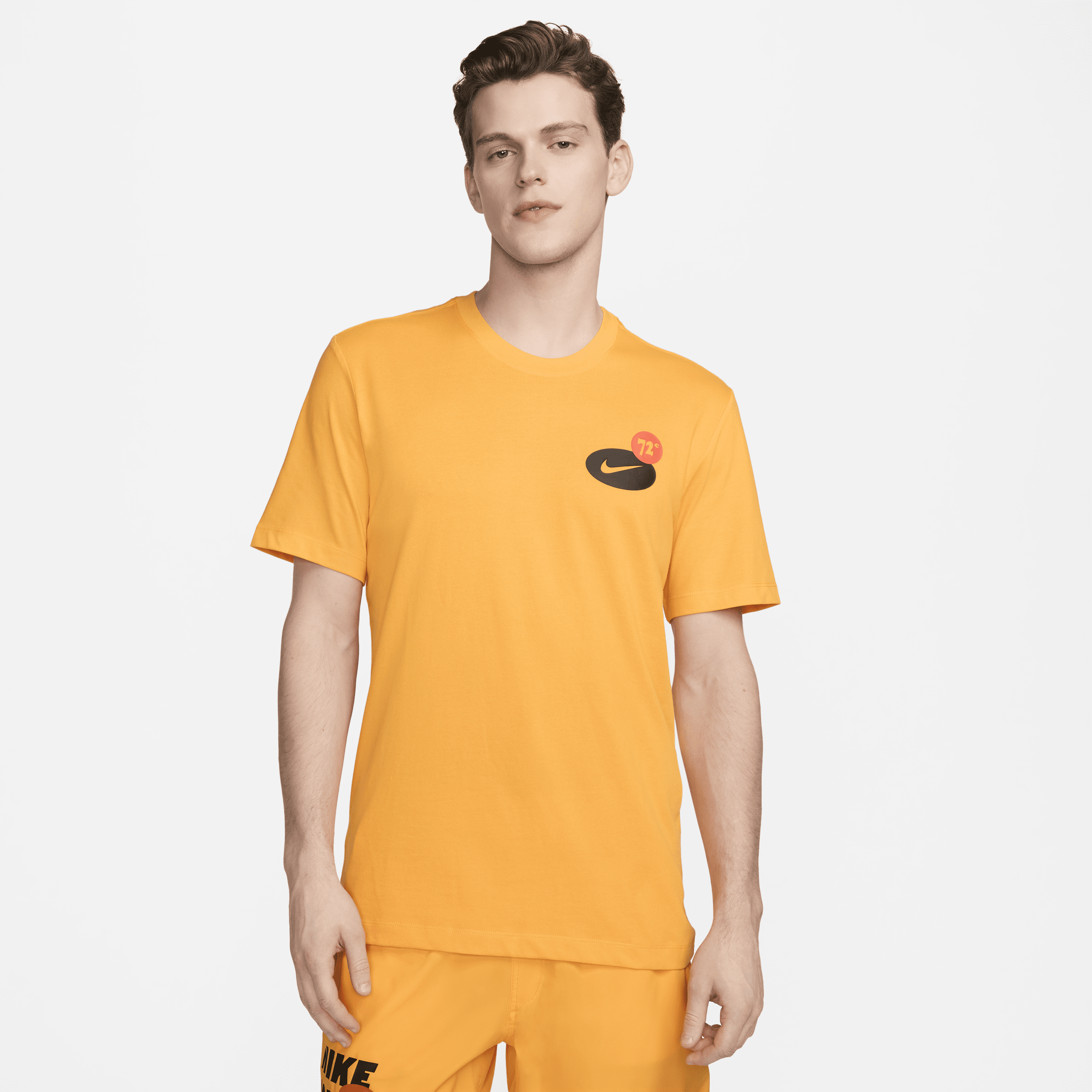 Nike Dri-FIT Fitness-T-shirt til mænd - gul