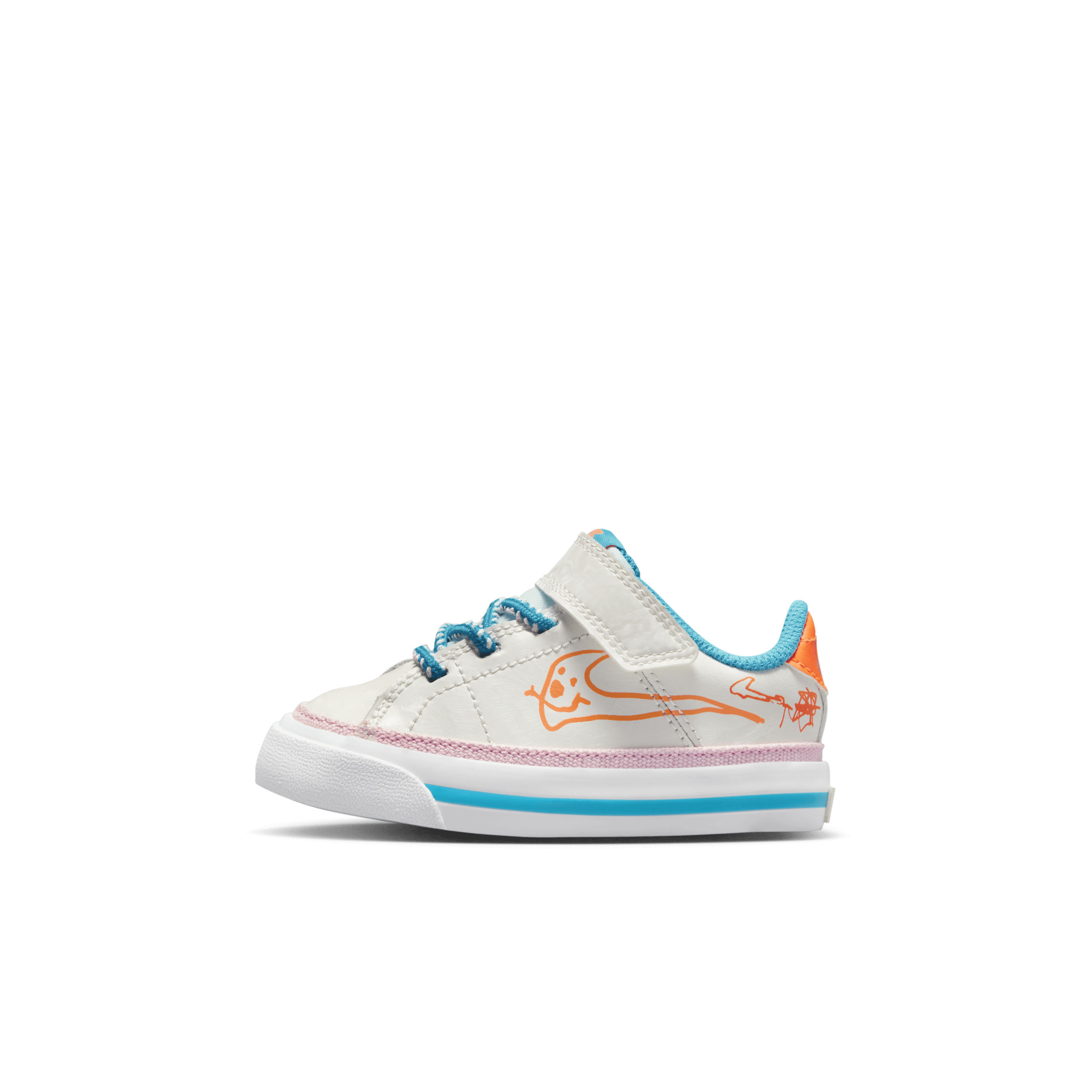 Nike Court Legacy schoenen voor baby's/peuters - Wit