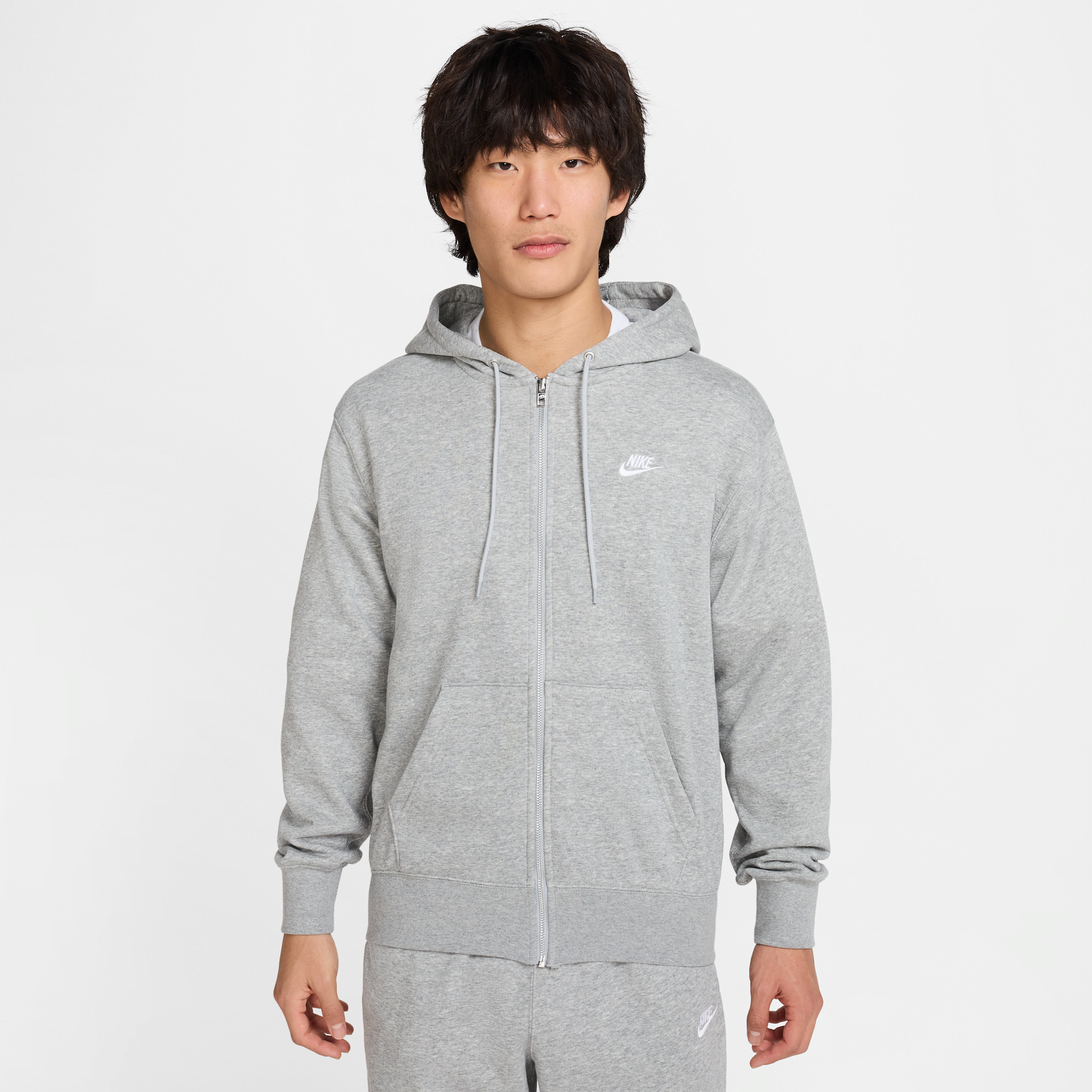 【ナイキ(NIKE)公式ストア】ナイキ クラブ メンズ フルジップ フレンチ テリー パーカー FN3885-063 グレー 【ナイキ(NIKE)公式ストア】ナイキ クラブ メンズ フルジップ フレンチ テリー パーカー FN3885-063 グレー