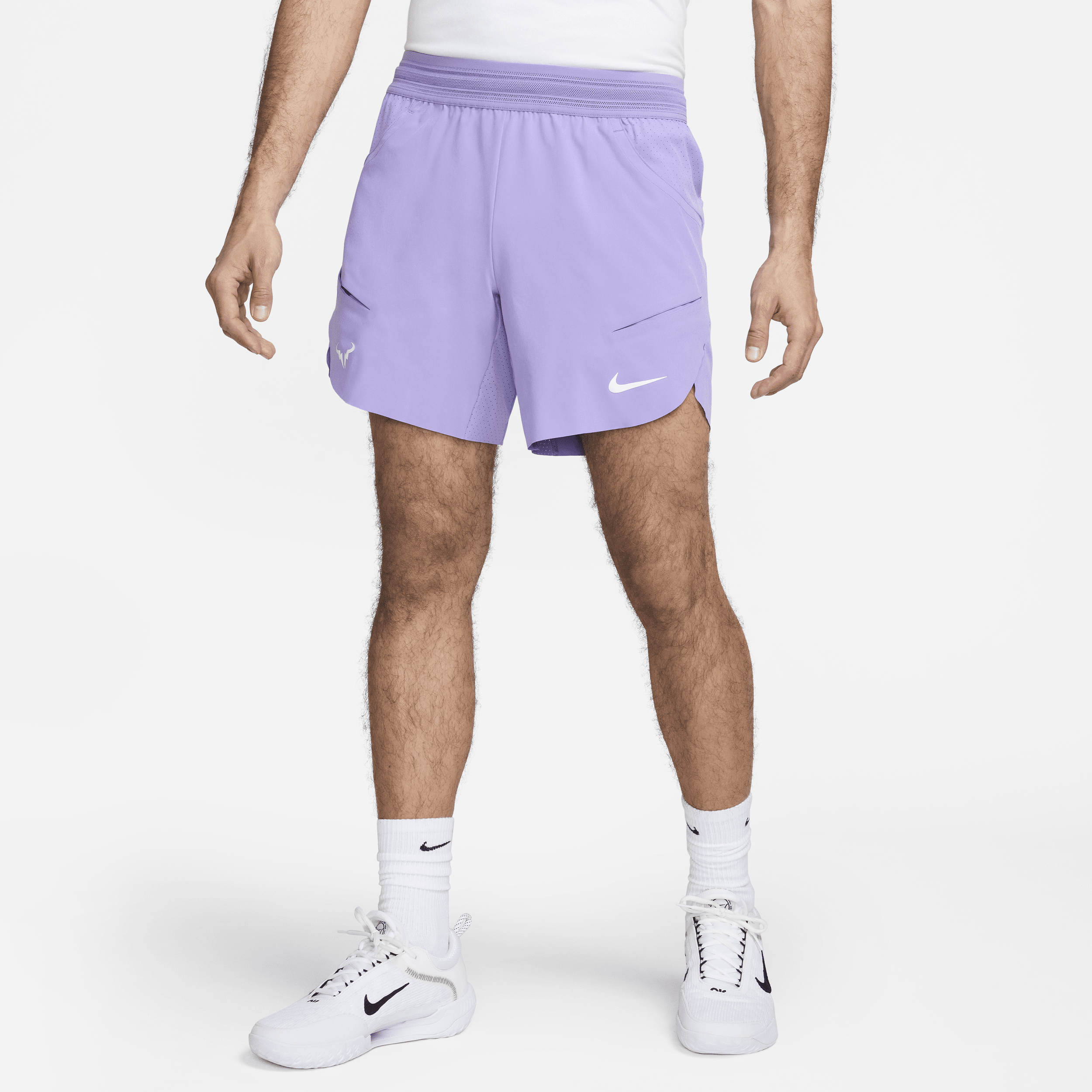 Nike Dri-FIT ADV Rafa Pantalón corto de tenis de 18 cm - Hombre - Morado