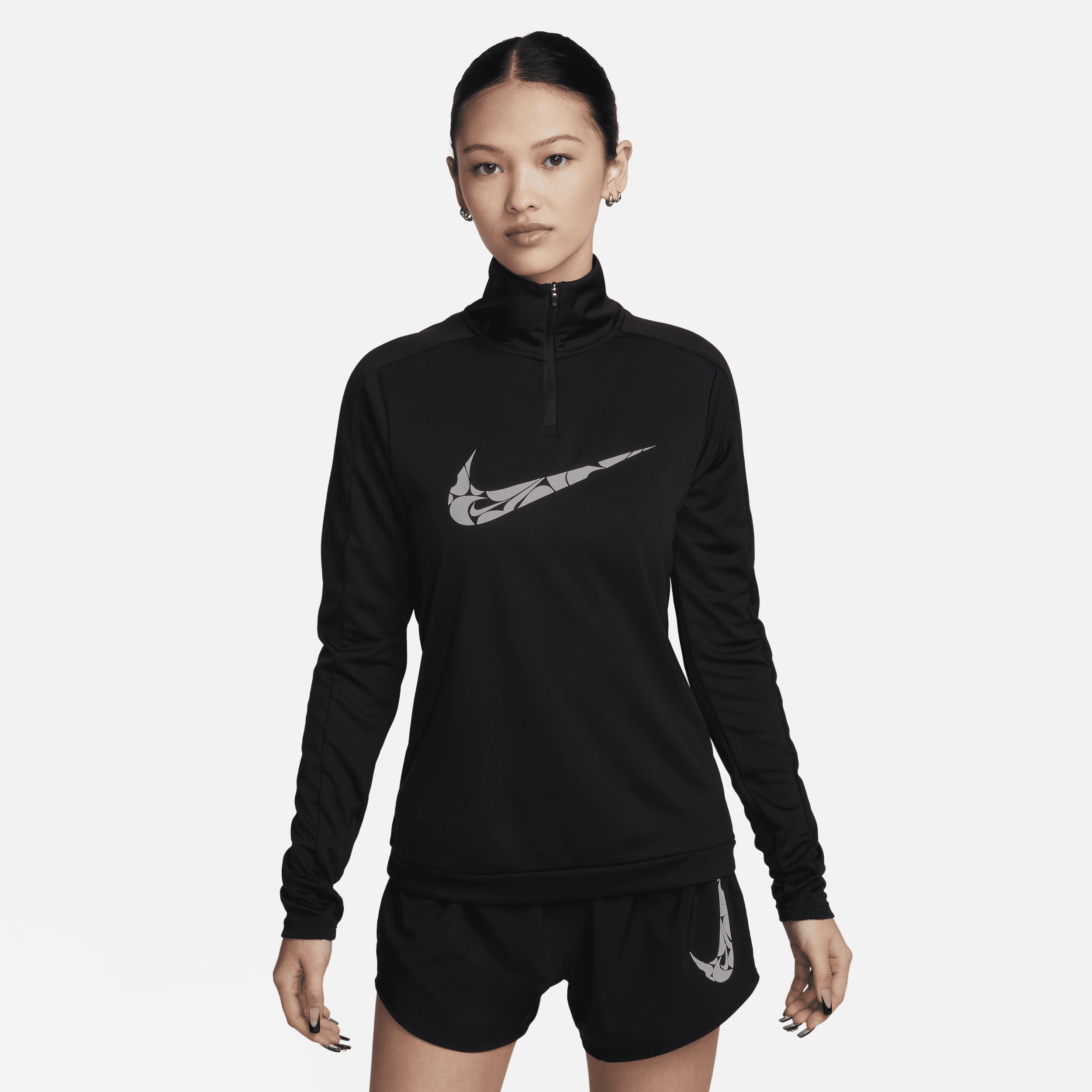 【ナイキ(NIKE)公式ストア】ナイキ スウッシュ ウィメンズ Dri-FIT 1/4ジップ ミッド レイヤー FN2637-010 ブラック 【ナイキ(NIKE)公式ストア】ナイキ スウッシュ ウィメンズ Dri-FIT 1/4ジップ ミッド レイヤー FN2637-010 ブラック