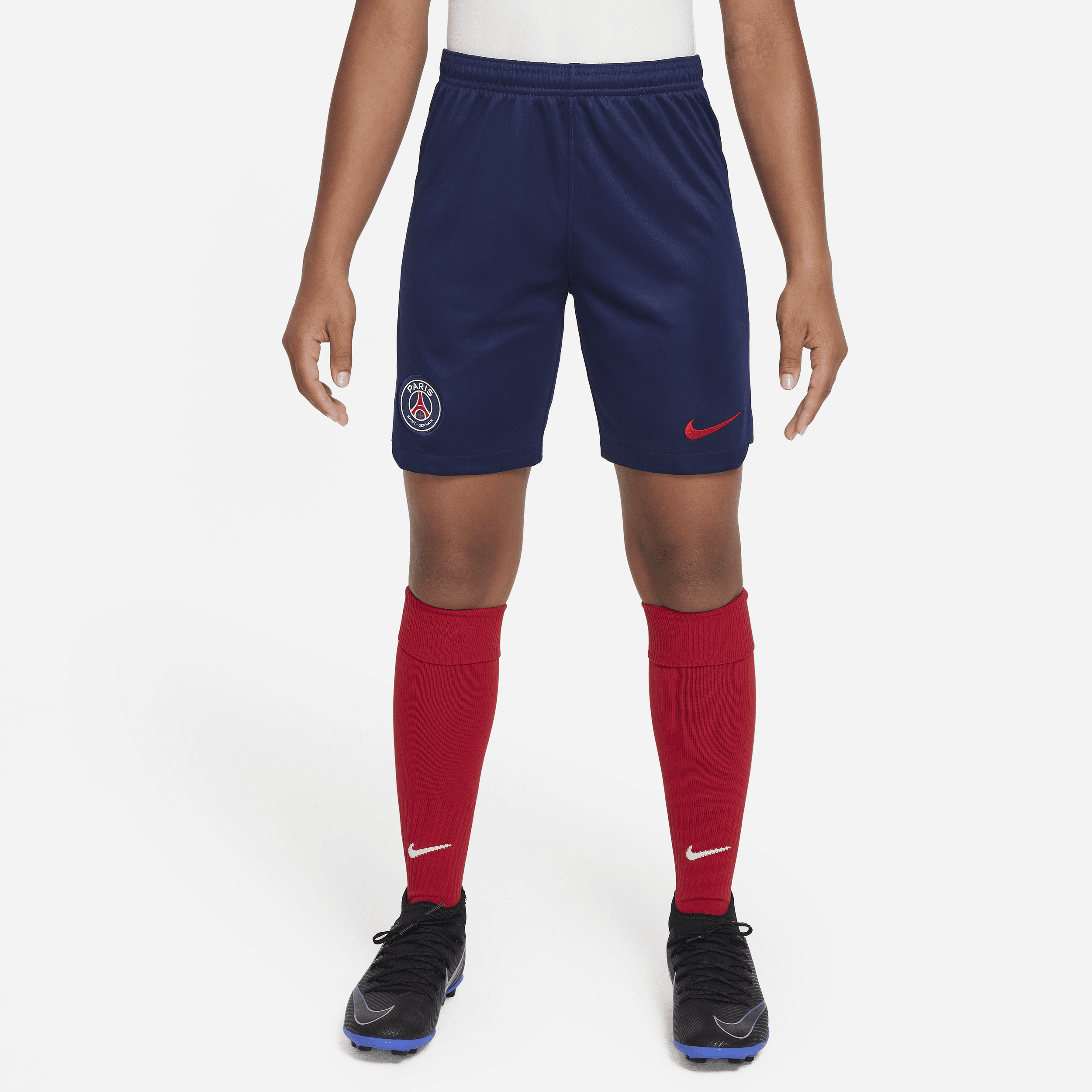 Primera y segunda equipación Stadium París Saint-Germain 2023/24 Pantalón corto de fútbol Nike Dri-FIT - Niño/a - Azul