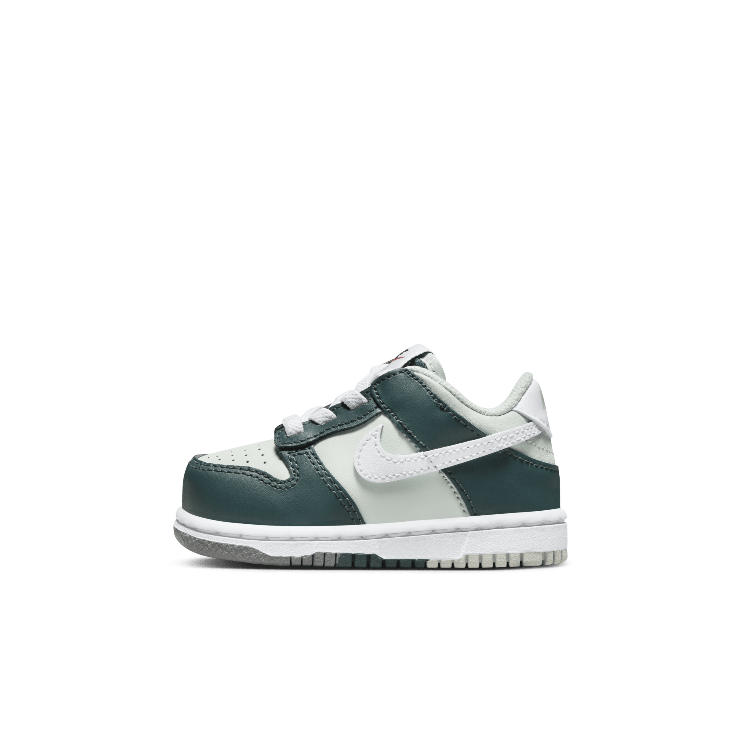 Nike Dunk Low-sko til babyer/småbørn - grøn