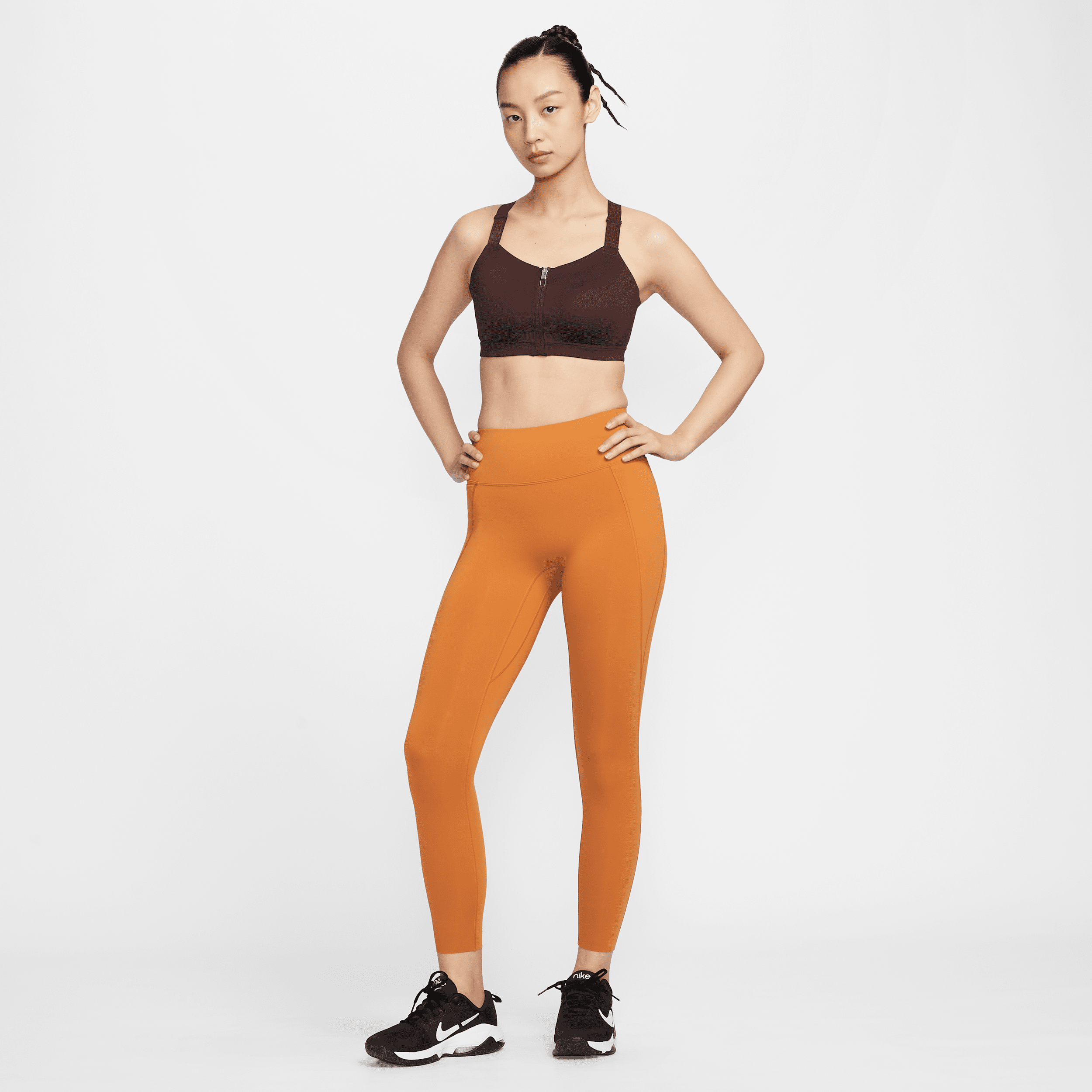 【ナイキ(NIKE)公式ストア】ナイキ ユニバーサ ウィメンズ ミディアムサポート ハイウエスト 7/8 レギンス ポケット付き HQ6814-815 オレンジ 【ナイキ(NIKE)公式ストア】ナイキ ユニバーサ ウィメンズ ミディアムサポート ハイウエスト 7/8 レギンス ポケット付き HQ6814-815 オレンジ