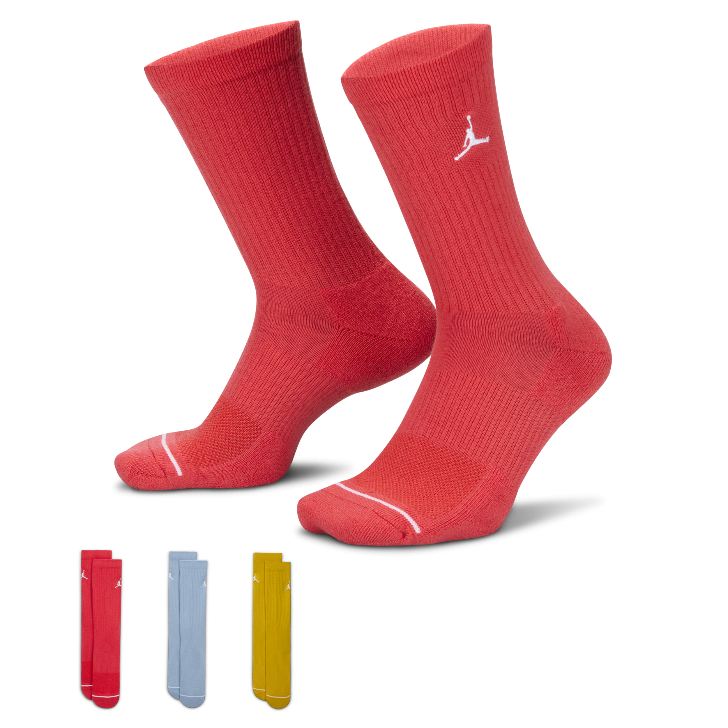 Nike Calze di media lunghezza per tutti i giorni Jordan (3 paia) - Multicolore