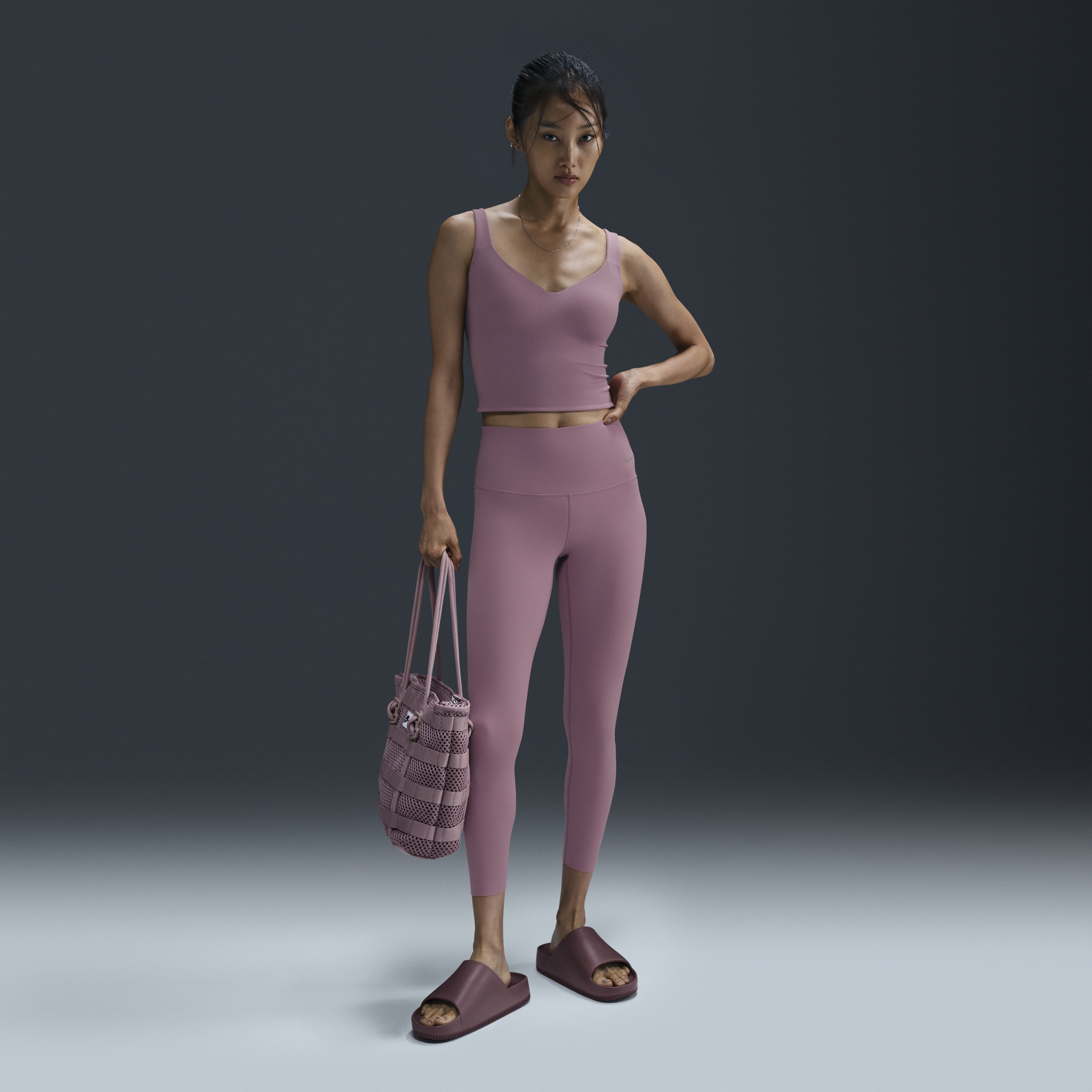 【ナイキ(NIKE)公式ストア】ナイキ ゼンビー ウィメンズ ジェントルサポート ハイウエスト 7/8 レギンス DQ6016-523 パープル 【ナイキ(NIKE)公式ストア】ナイキ ゼンビー ウィメンズ ジェントルサポート ハイウエスト 7/8 レギンス DQ6016-523 パープル