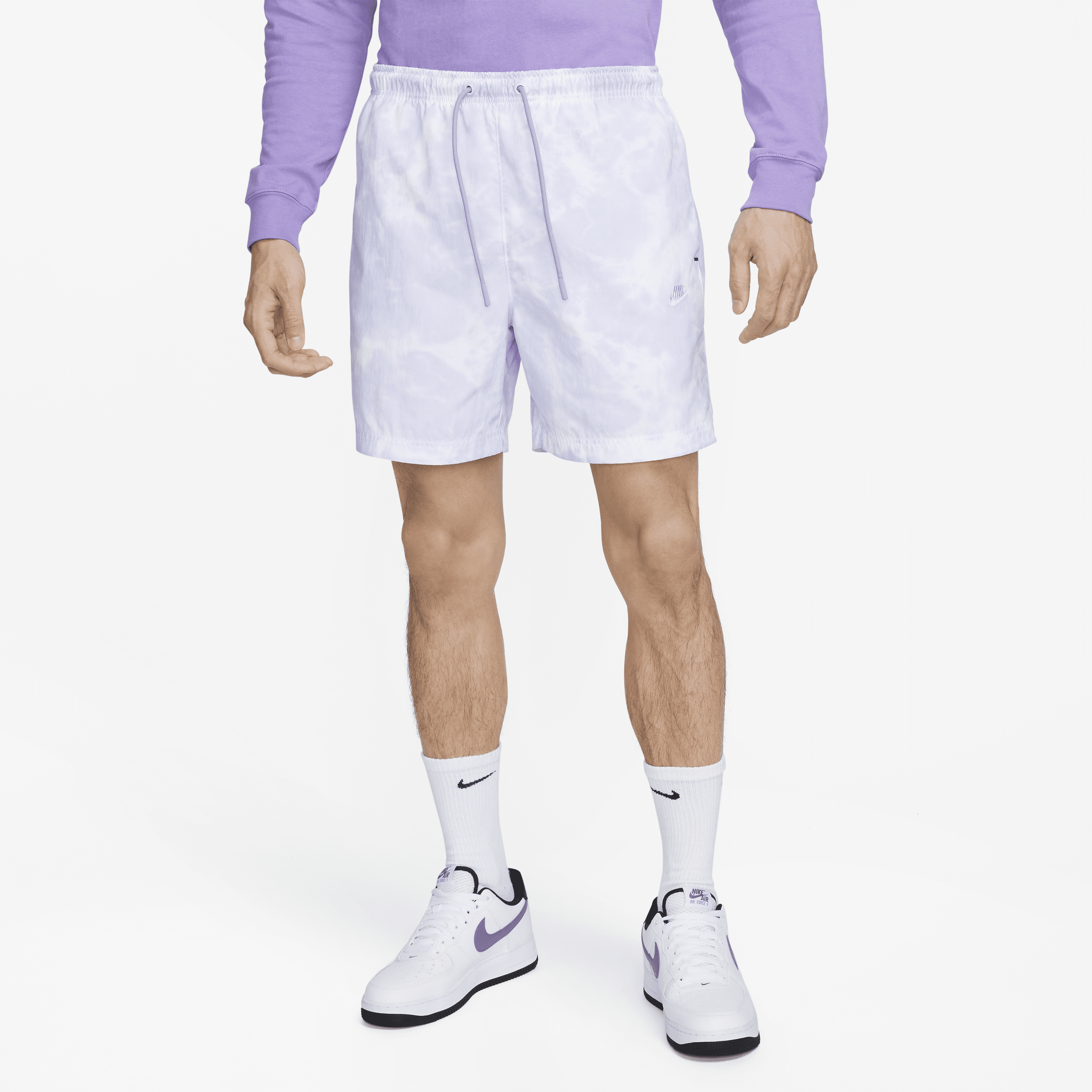 Nike Sportswear Tech Pack-vævede shorts til mænd - lilla