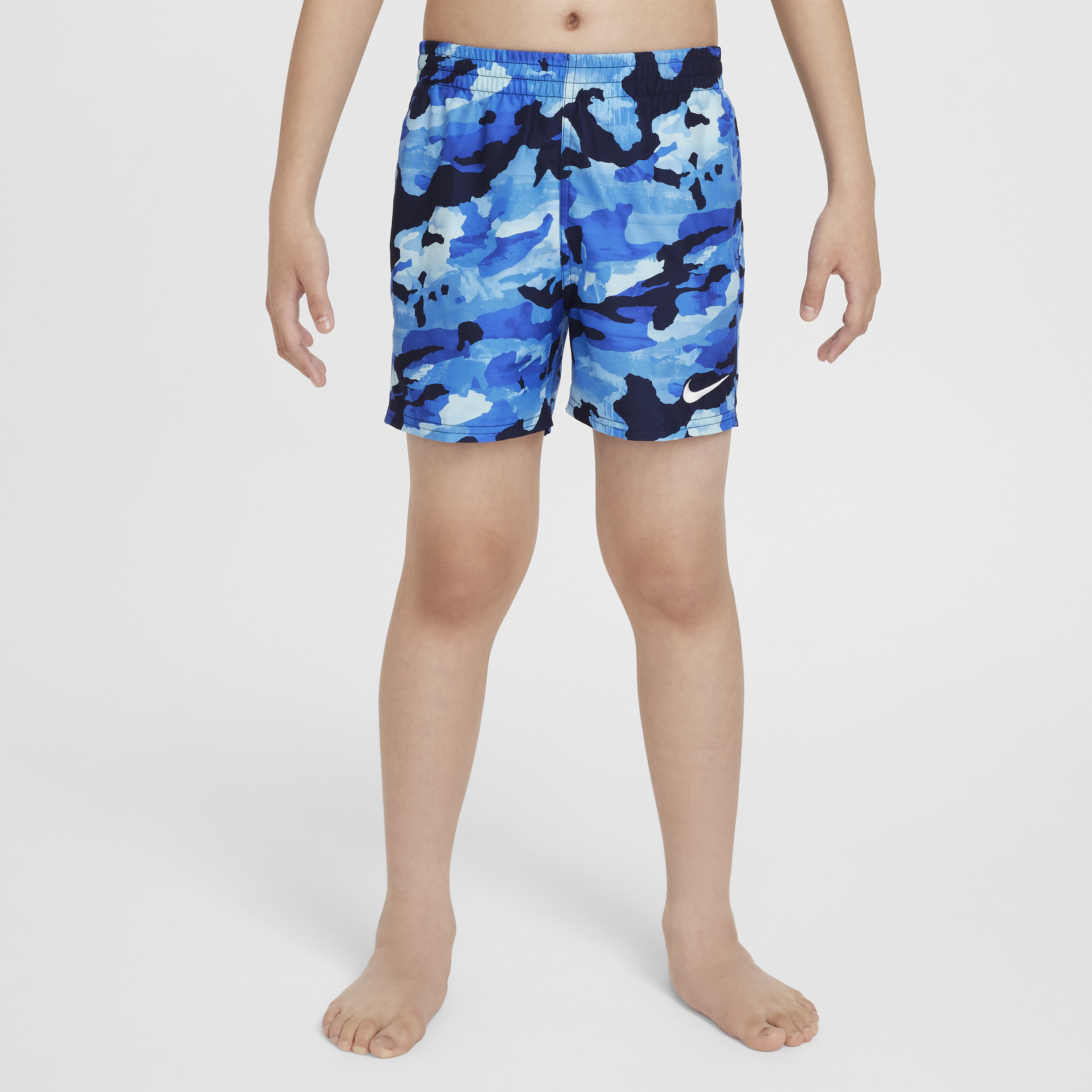 Nike Swim Classic Camo volley shorts voor jongens (10 cm) - Blauw
