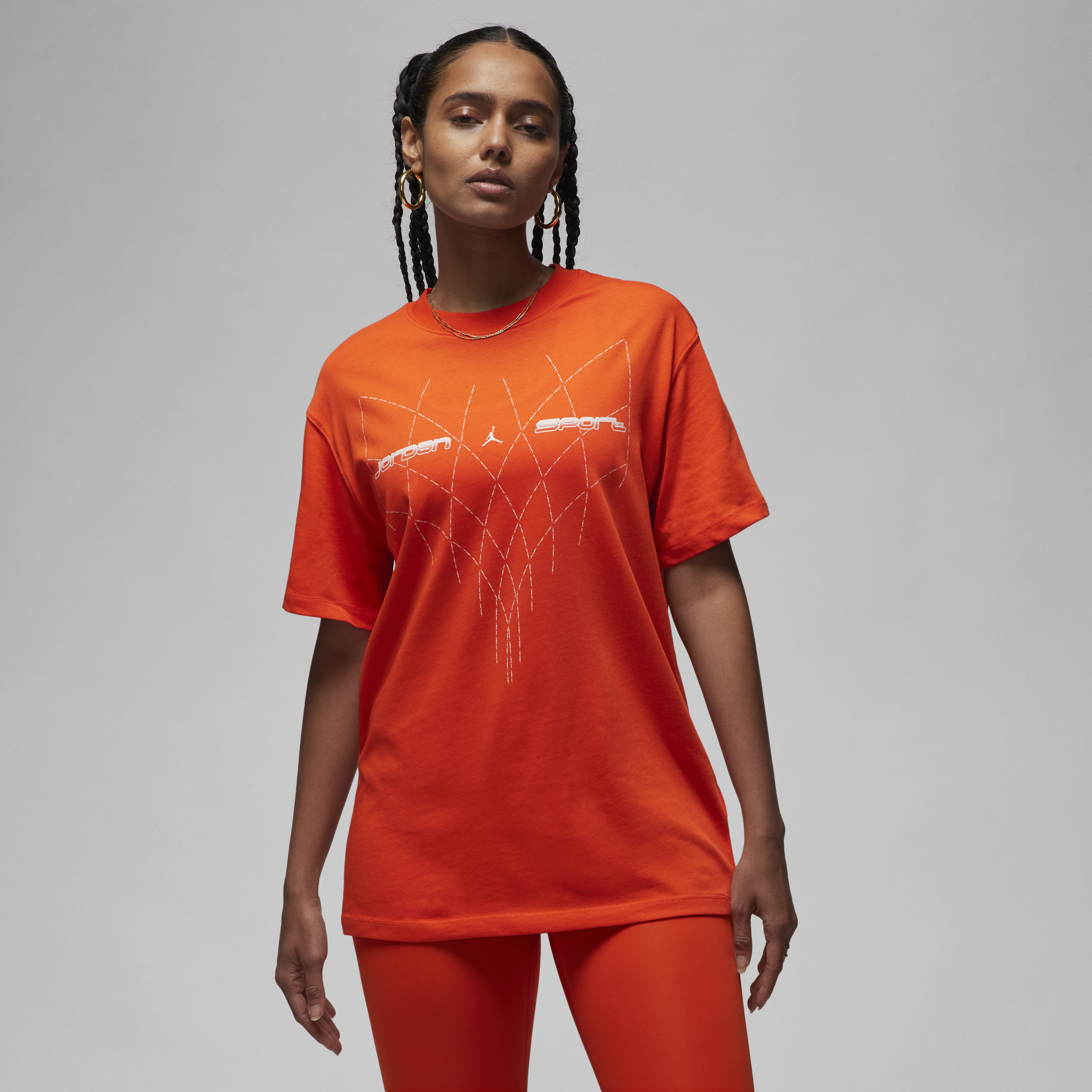 Nike T-shirt con grafica Jordan Sport – Donna - Rosso