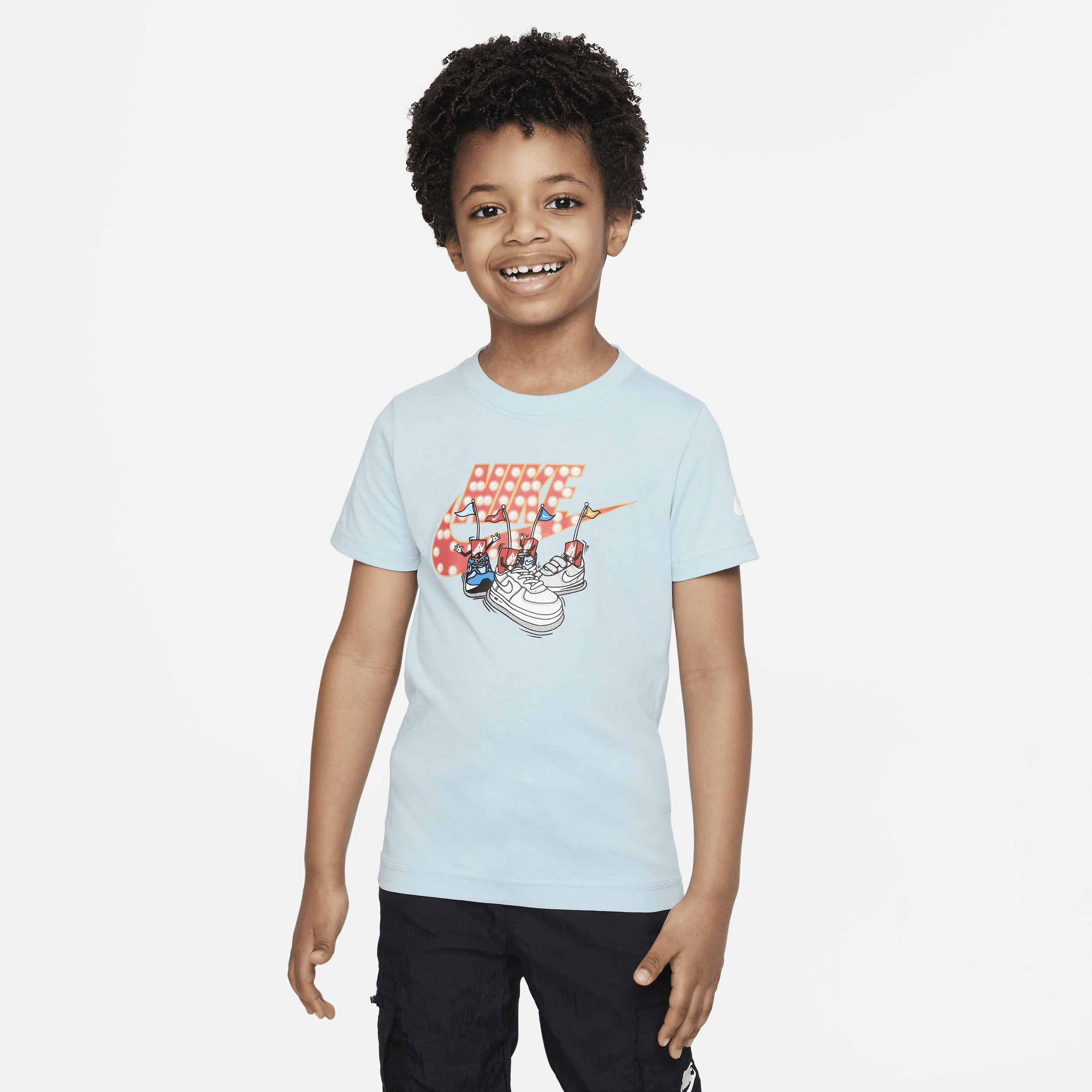 T-shirt Nike Boxy Bumper Cars Tee – Bambino/a - Blu