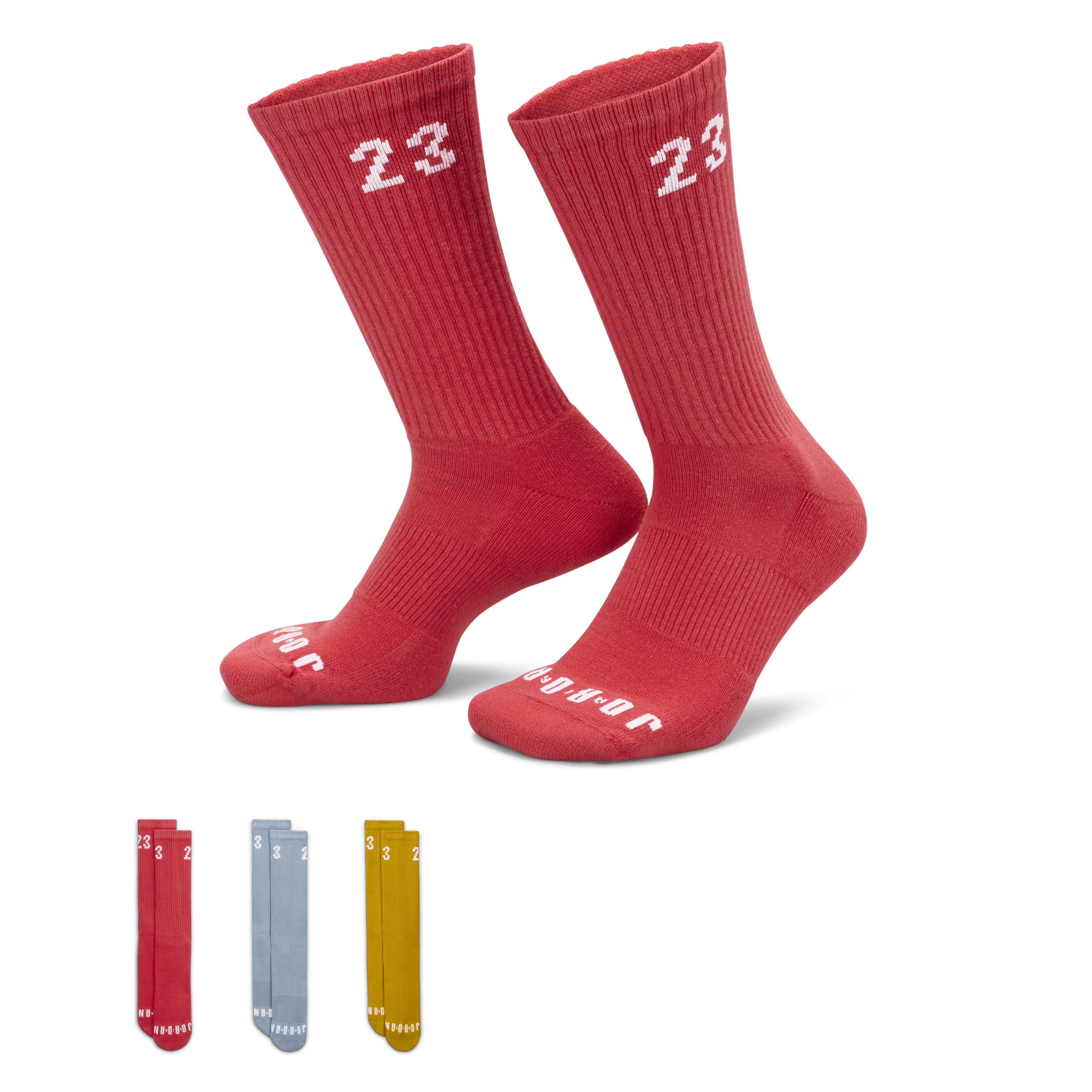 Nike Calze Jordan Essentials di media lunghezza (3 paia) - Multicolore