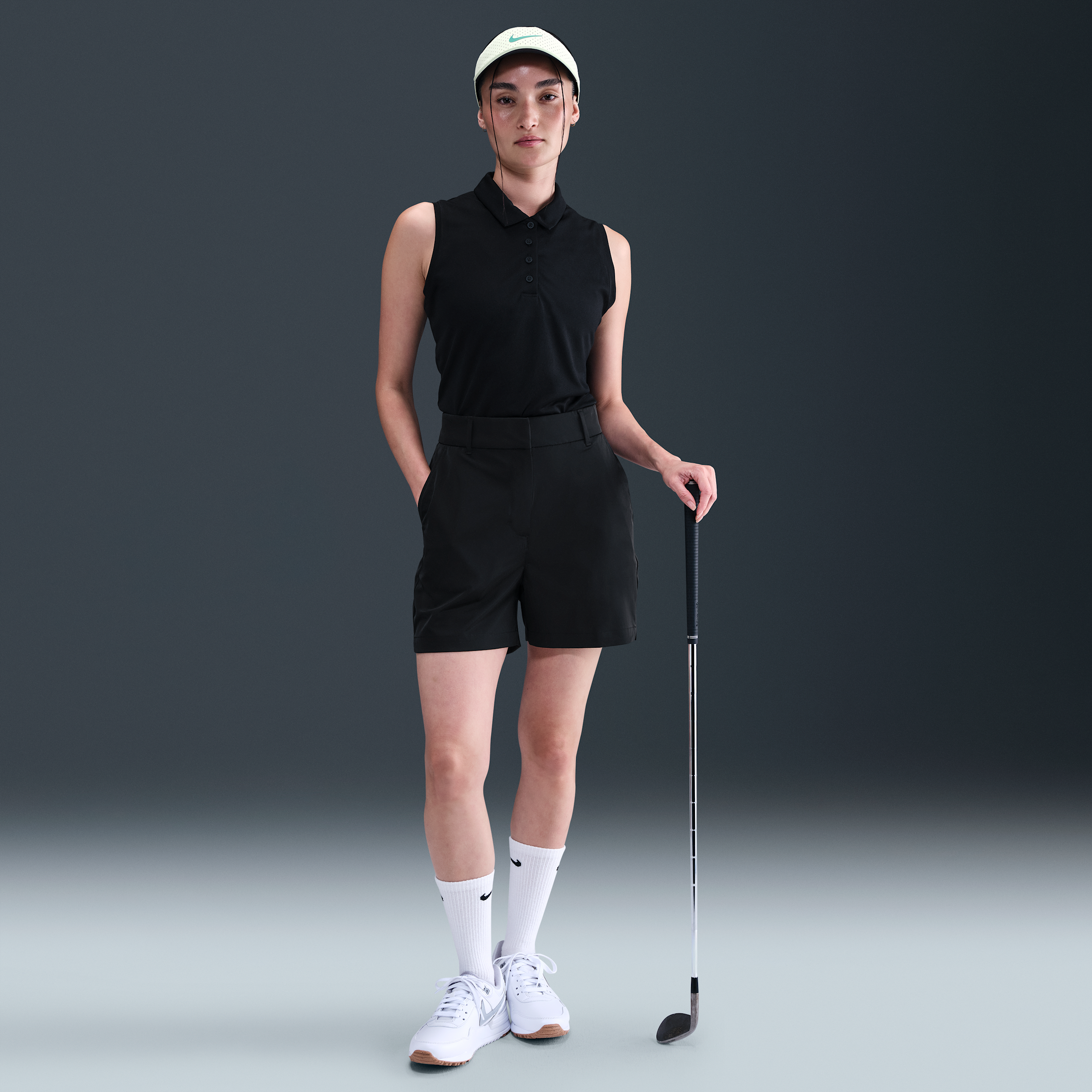 【ナイキ(NIKE)公式ストア】ナイキ ビクトリー ウィメンズ Dri-FIT ゴルフショートパンツ IH7484-010 ブラック 【ナイキ(NIKE)公式ストア】ナイキ ビクトリー ウィメンズ Dri-FIT ゴルフショートパンツ IH7484-010 ブラック
