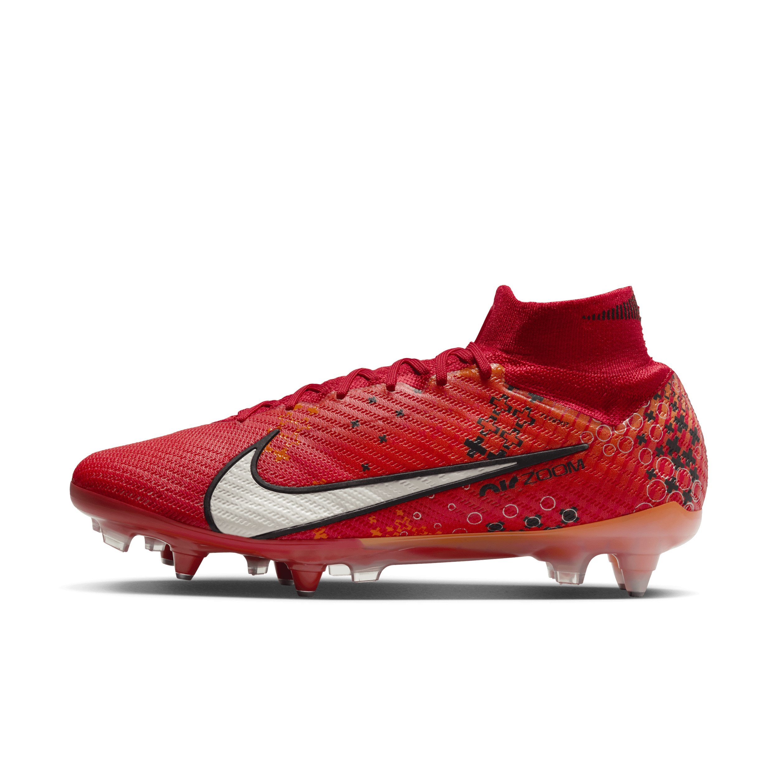 Nike Superfly 9 Elite Mercurial Dream Speed-SG-Pro high-top fodboldstøvler - rød