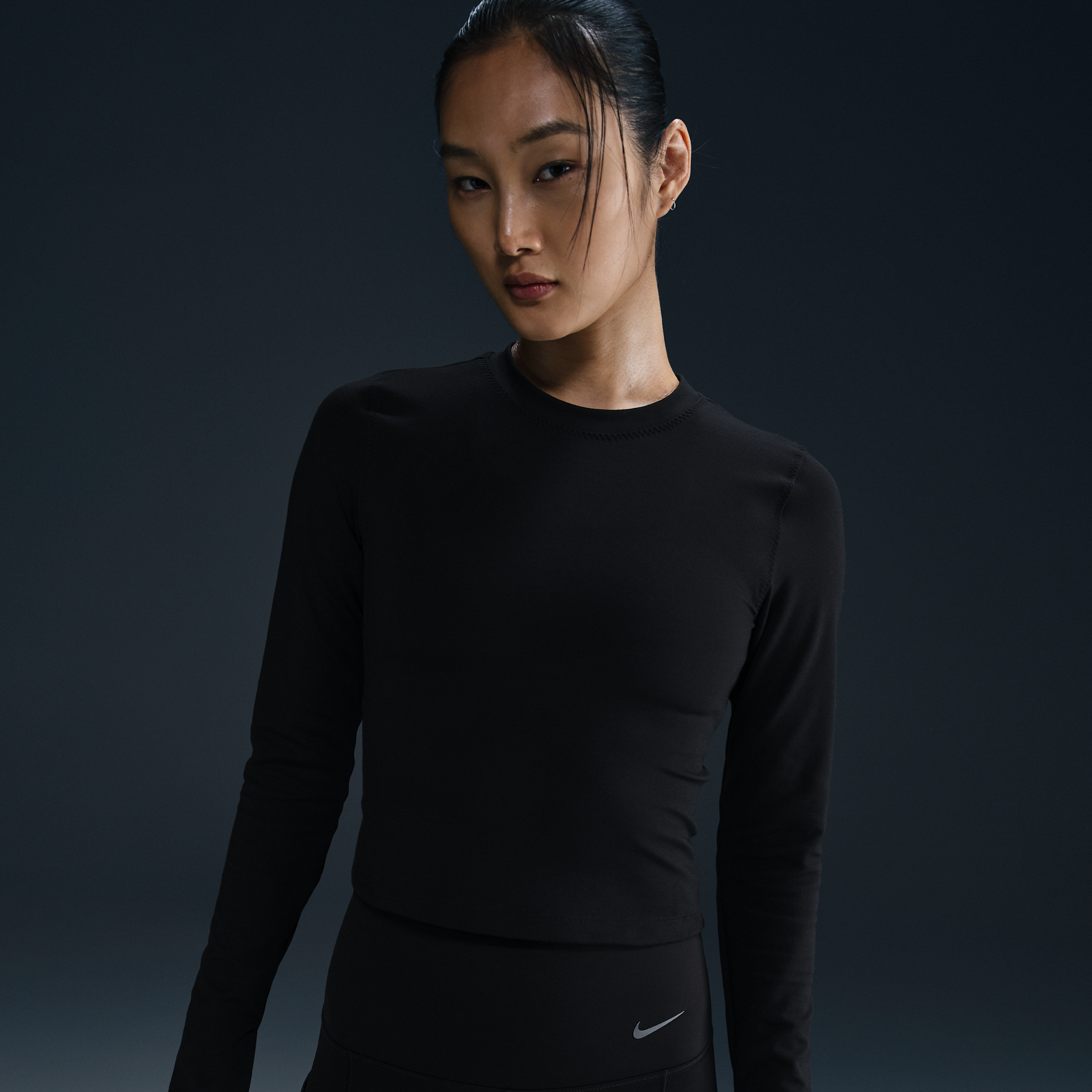 【ナイキ(NIKE)公式ストア】ナイキ ワン フィッテド ウィメンズ Dri-FIT ロングスリーブ トップ FQ2149-010 ブラック 【ナイキ(NIKE)公式ストア】ナイキ ワン フィッテド ウィメンズ Dri-FIT ロングスリーブ トップ FQ2149-010 ブラック