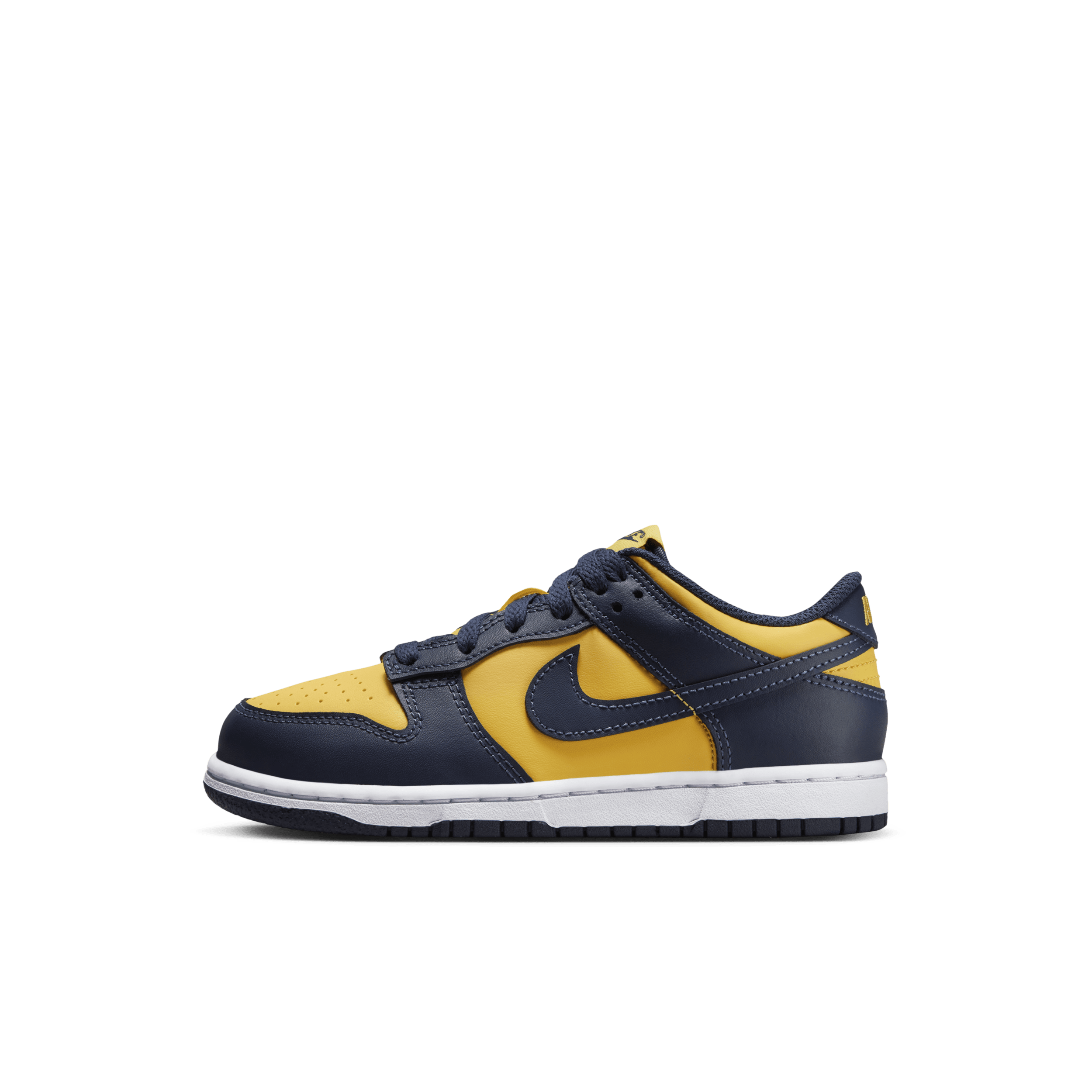 Nike Dunk Low-sko til mindre børn - gul