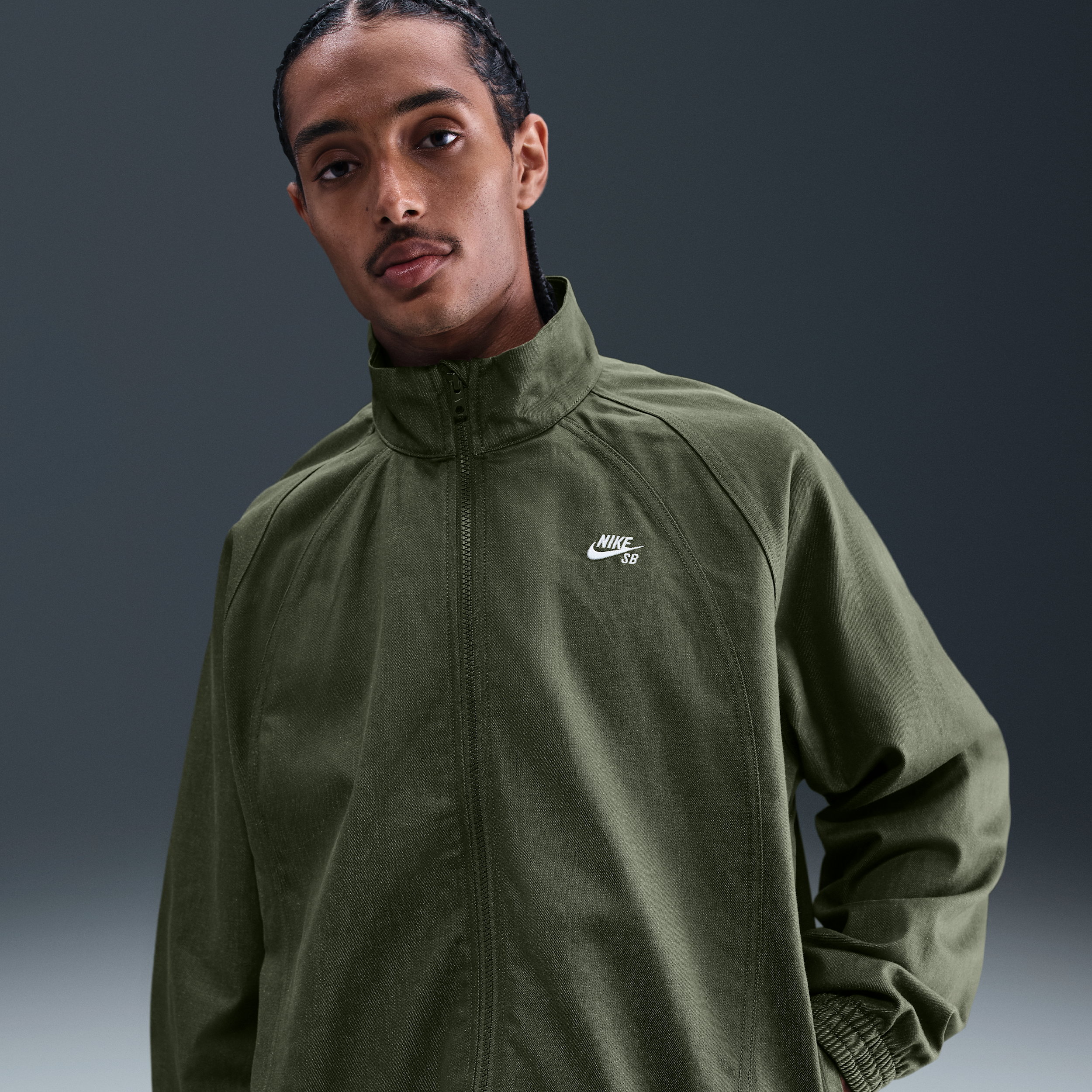 【ナイキ(NIKE)公式ストア】ナイキ SB デニム フルジップ トラックジャケット IH1989-222 グリーン 【ナイキ(NIKE)公式ストア】ナイキ SB デニム フルジップ トラックジャケット IH1989-222 グリーン