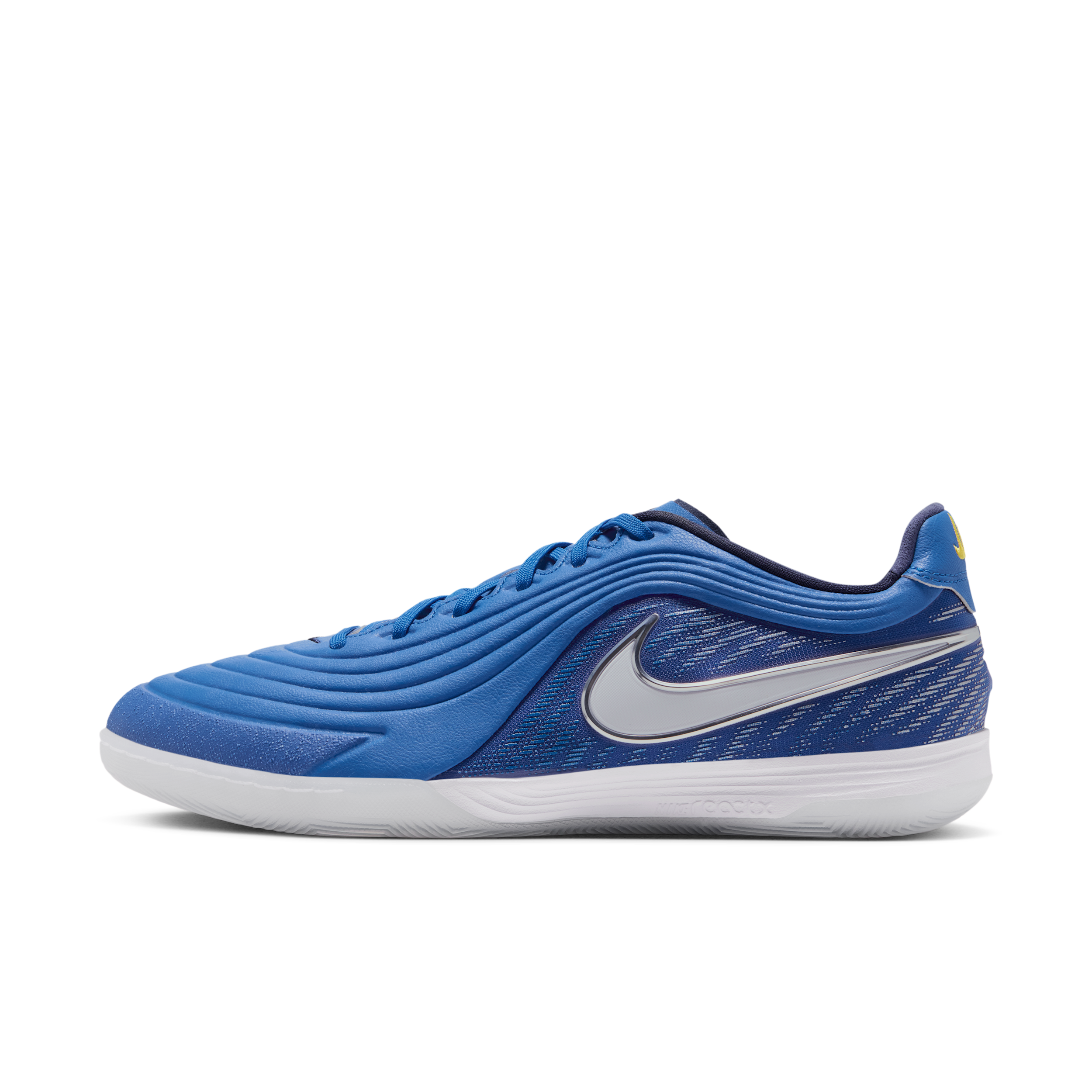 Chaussure de foot en salle coupe basse Nike Tiempo Reactgato "Joga Bonito" - Bleu