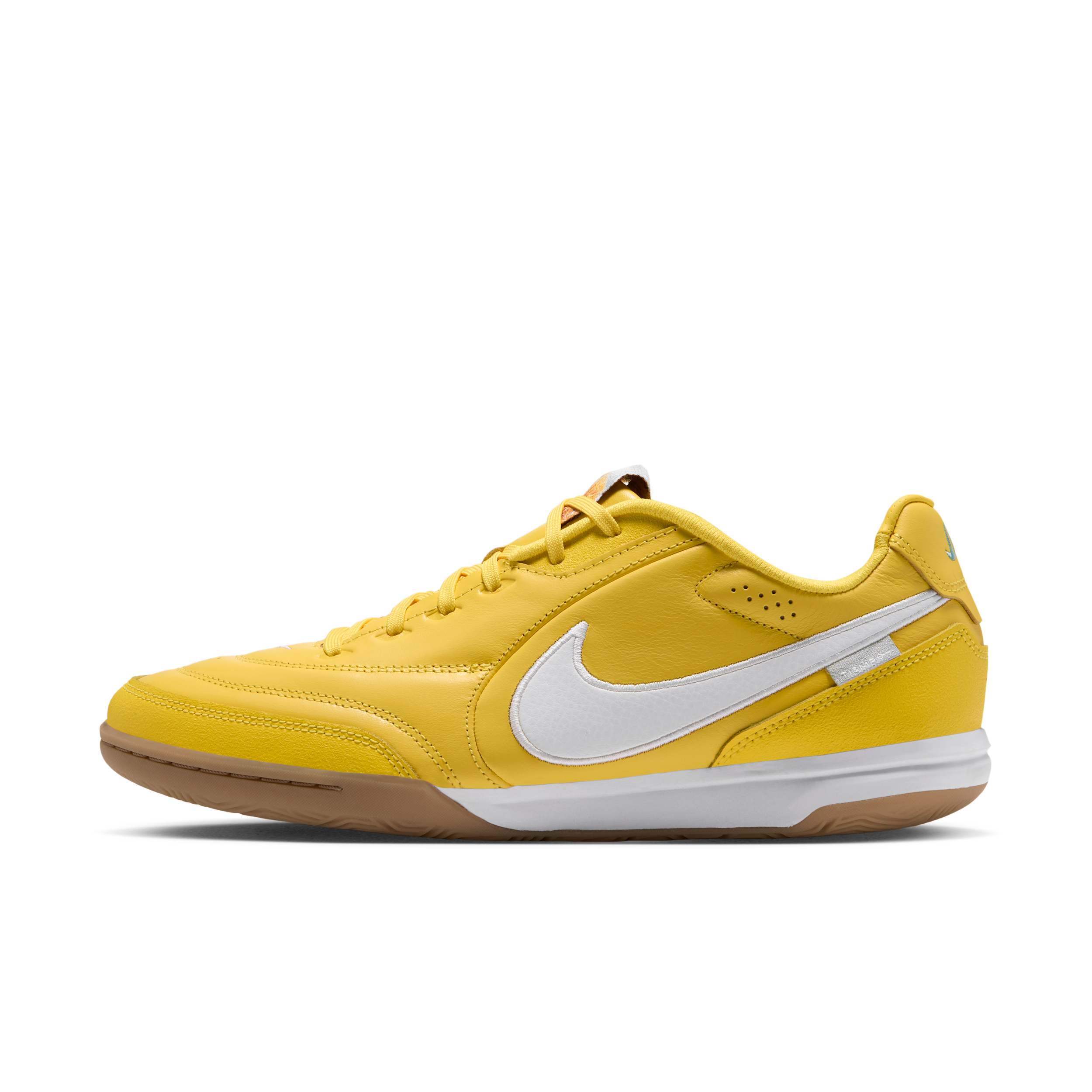Chaussure de foot en salle coupe basse Nike Tiempo Streetgato "Joga Bonito" - Jaune