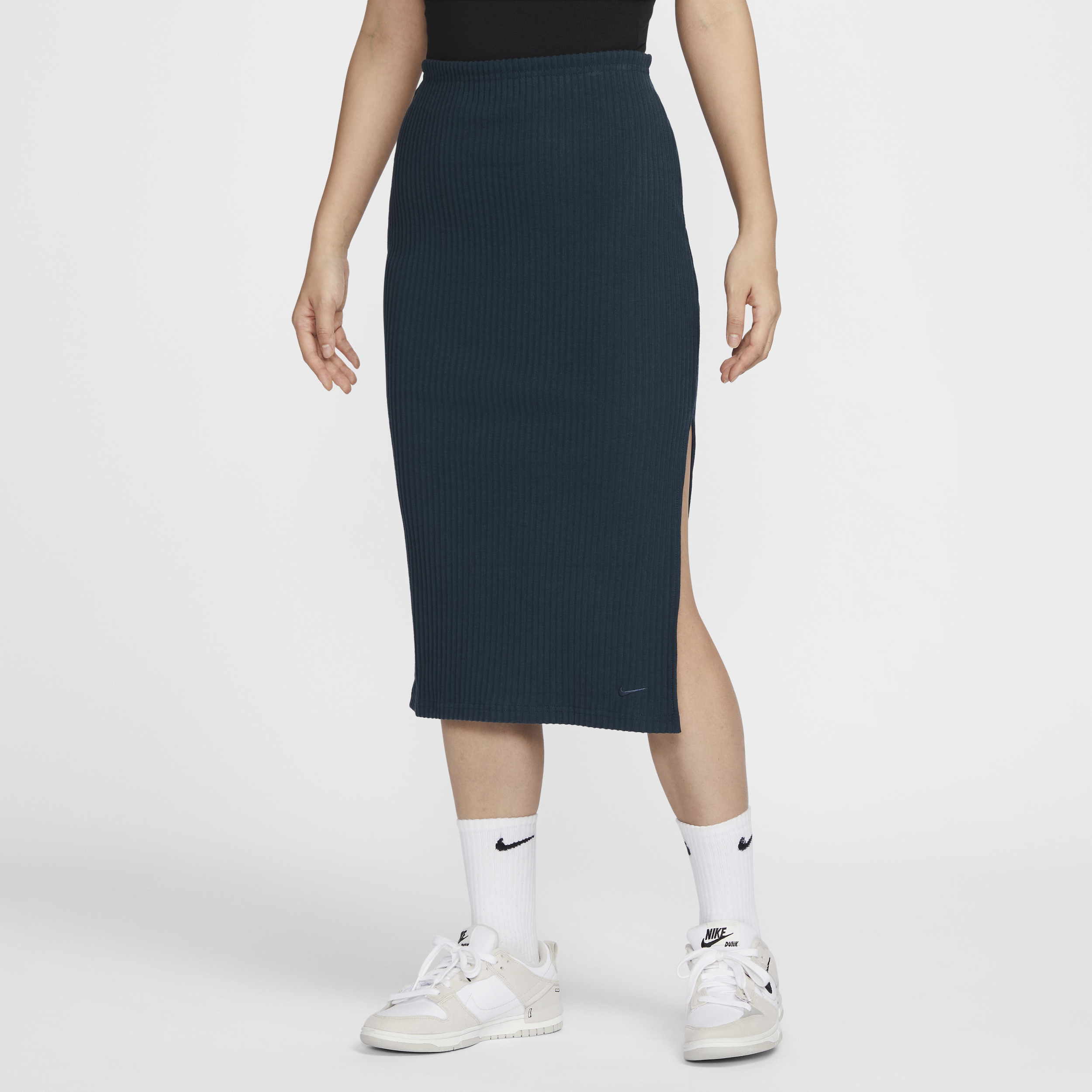 【ナイキ(NIKE)公式ストア】ナイキ スポーツウェア チルリブ ウィメンズ スリム ミディ スカート FQ1637-478 ブルー 【ナイキ(NIKE)公式ストア】ナイキ スポーツウェア チルリブ ウィメンズ スリム ミディ スカート FQ1637-478 ブルー