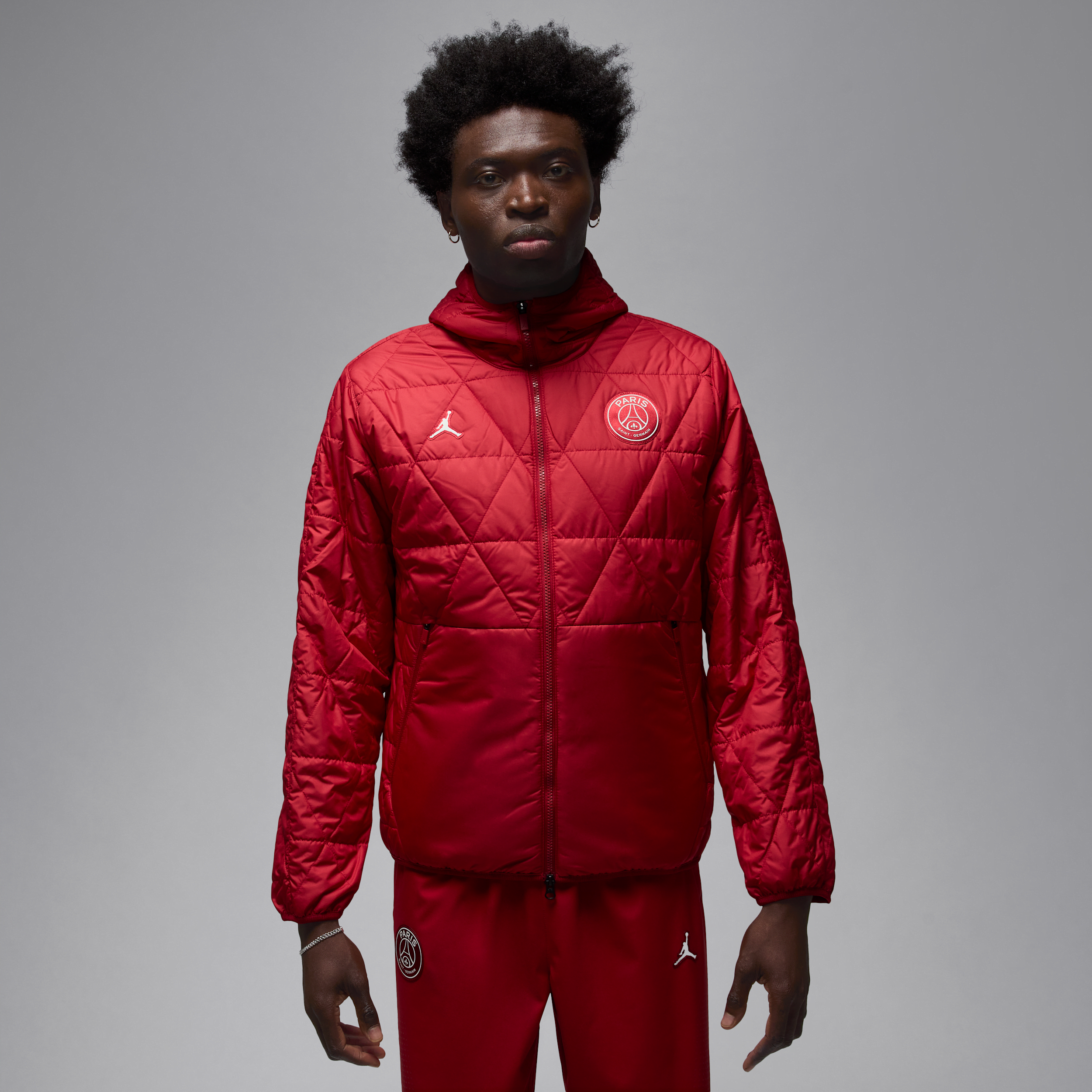 Nike Paris Saint-Germain Men's Therma-FIT Midweight Jacket - Red