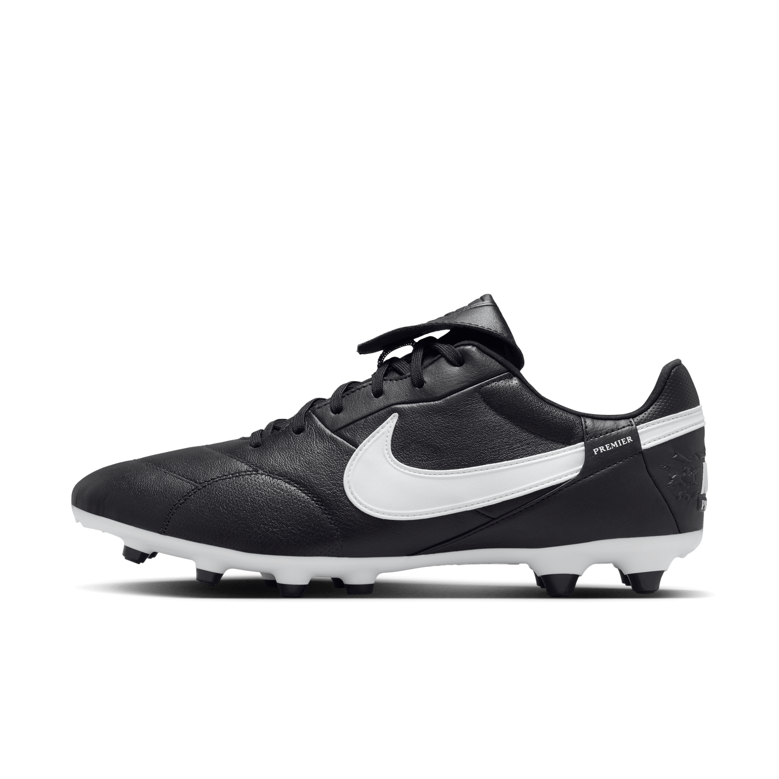 Nike Premier 3 low top voetbalschoenen (stevige ondergrond) - Zwart