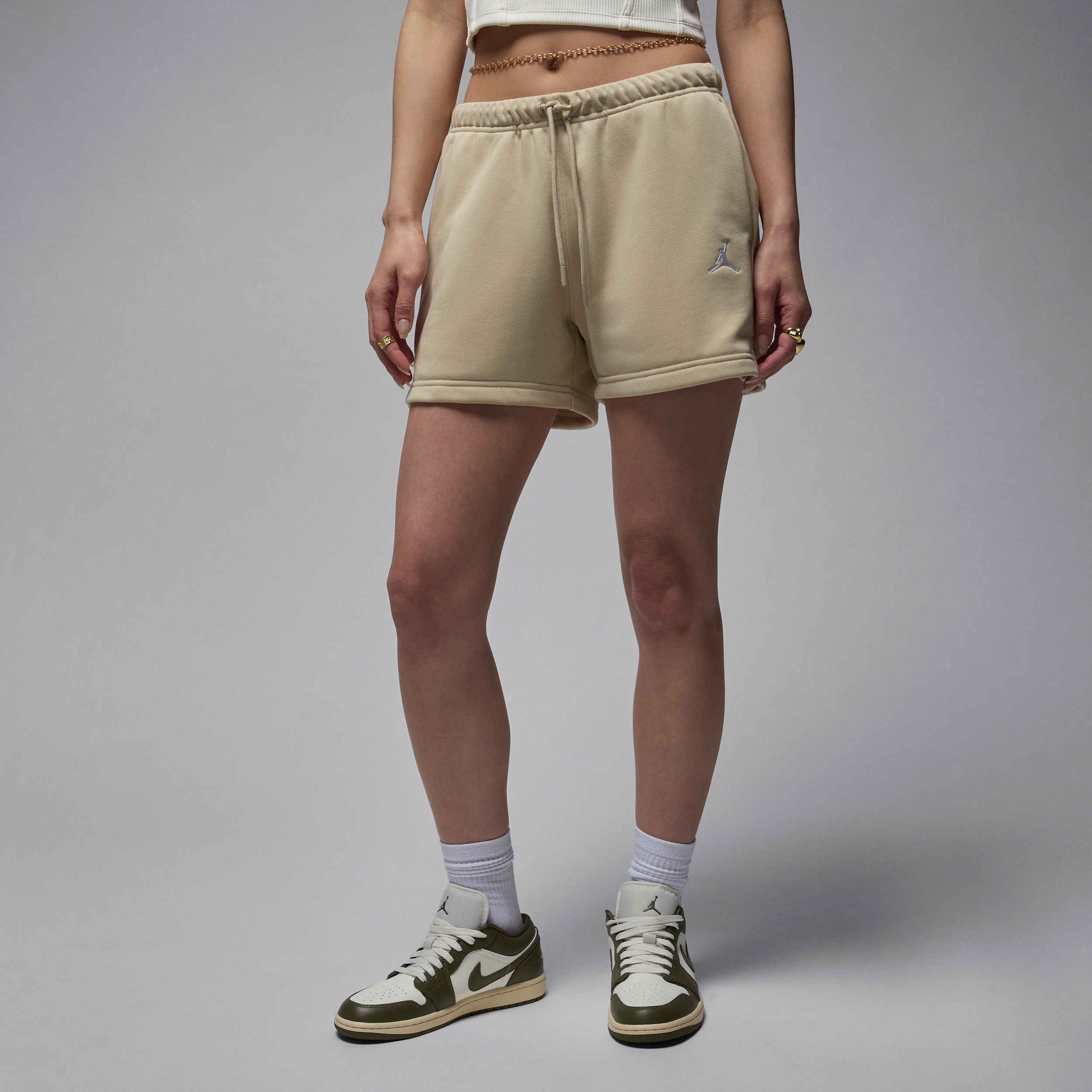 【ナイキ(NIKE)公式ストア】ジョーダン ブルックリン フリース ウィメンズショートパンツ HJ1366-206 ブラウン 【ナイキ(NIKE)公式ストア】ジョーダン ブルックリン フリース ウィメンズショートパンツ HJ1366-206 ブラウン