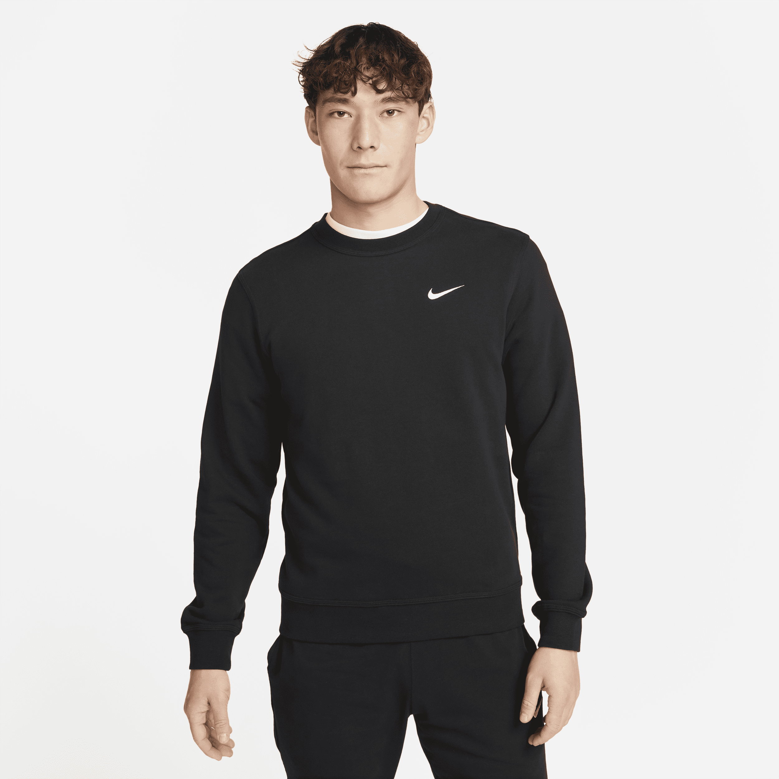 【ナイキ(NIKE)公式ストア】ナイキ クラブ フリース フレンチテリー クルー 637903-010 ブラック 【ナイキ(NIKE)公式ストア】ナイキ クラブ フリース フレンチテリー クルー 637903-010 ブラック